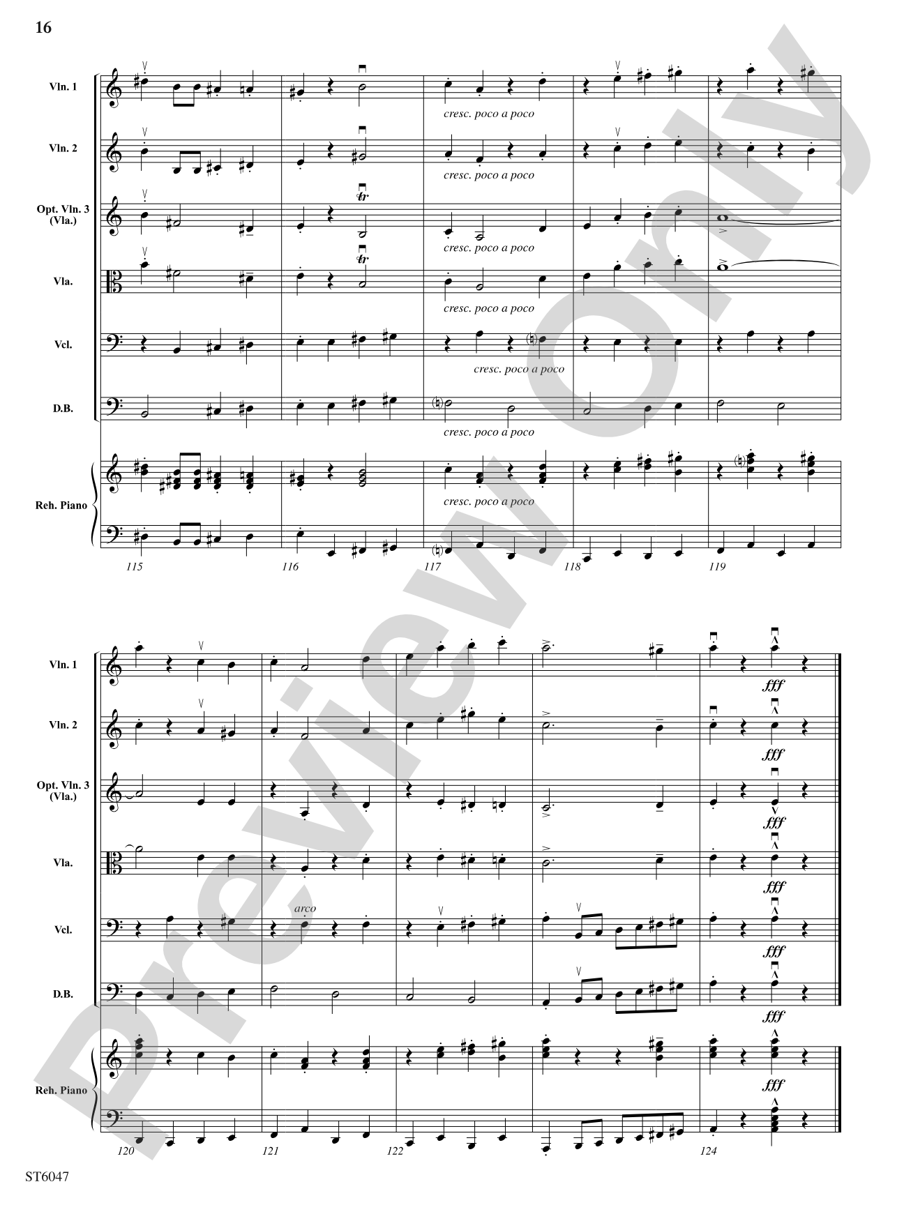Russian Riddle: String Orchestra Conductor Score & Parts