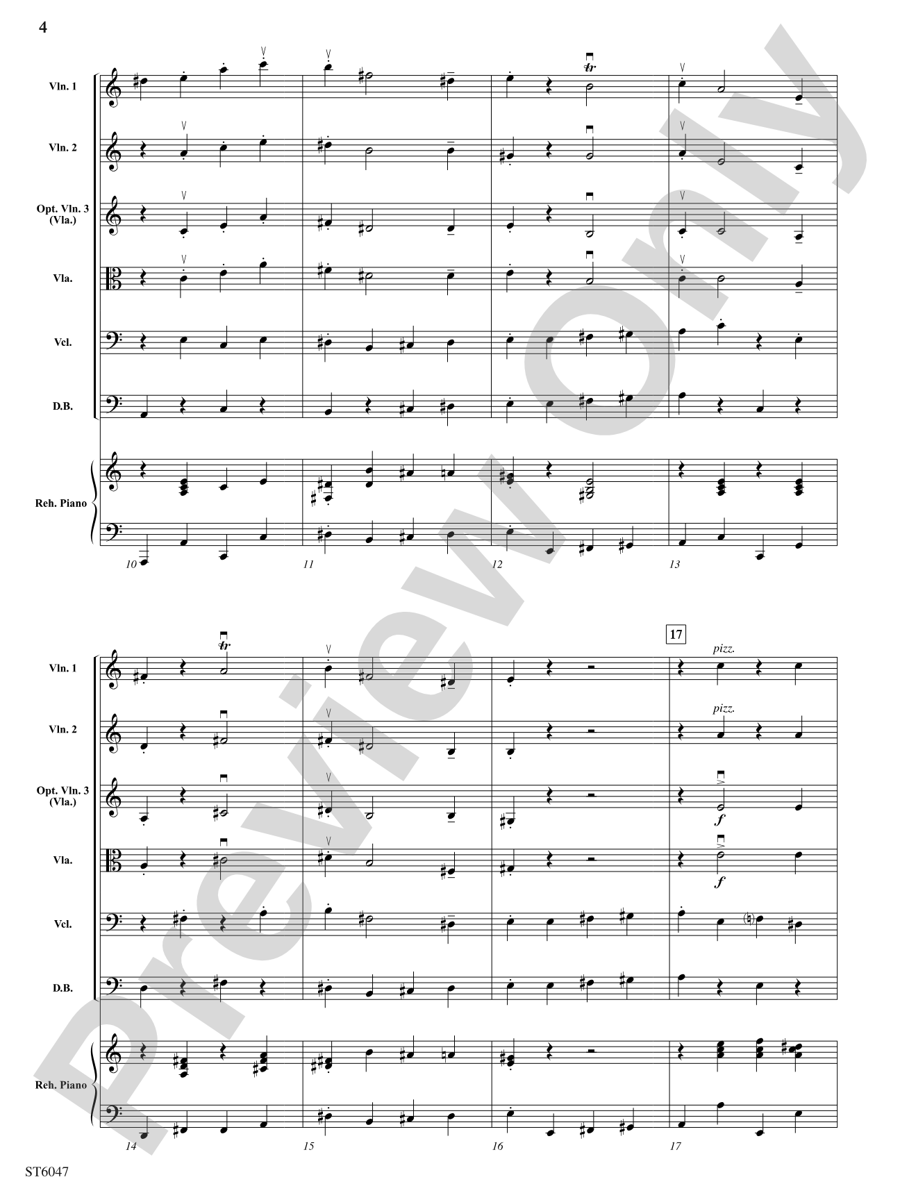 Russian Riddle: String Orchestra Conductor Score & Parts