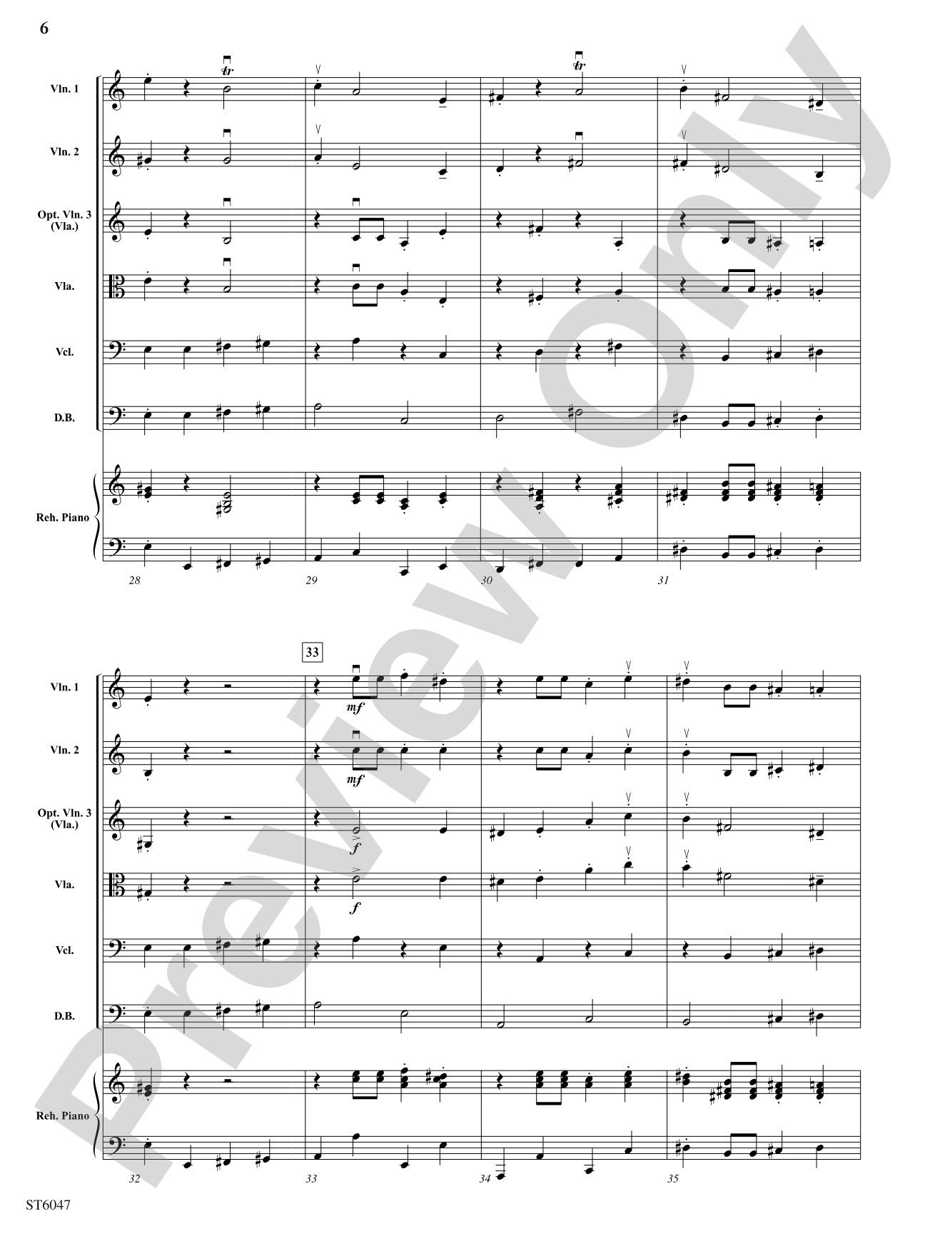 Russian Riddle: String Orchestra Conductor Score & Parts