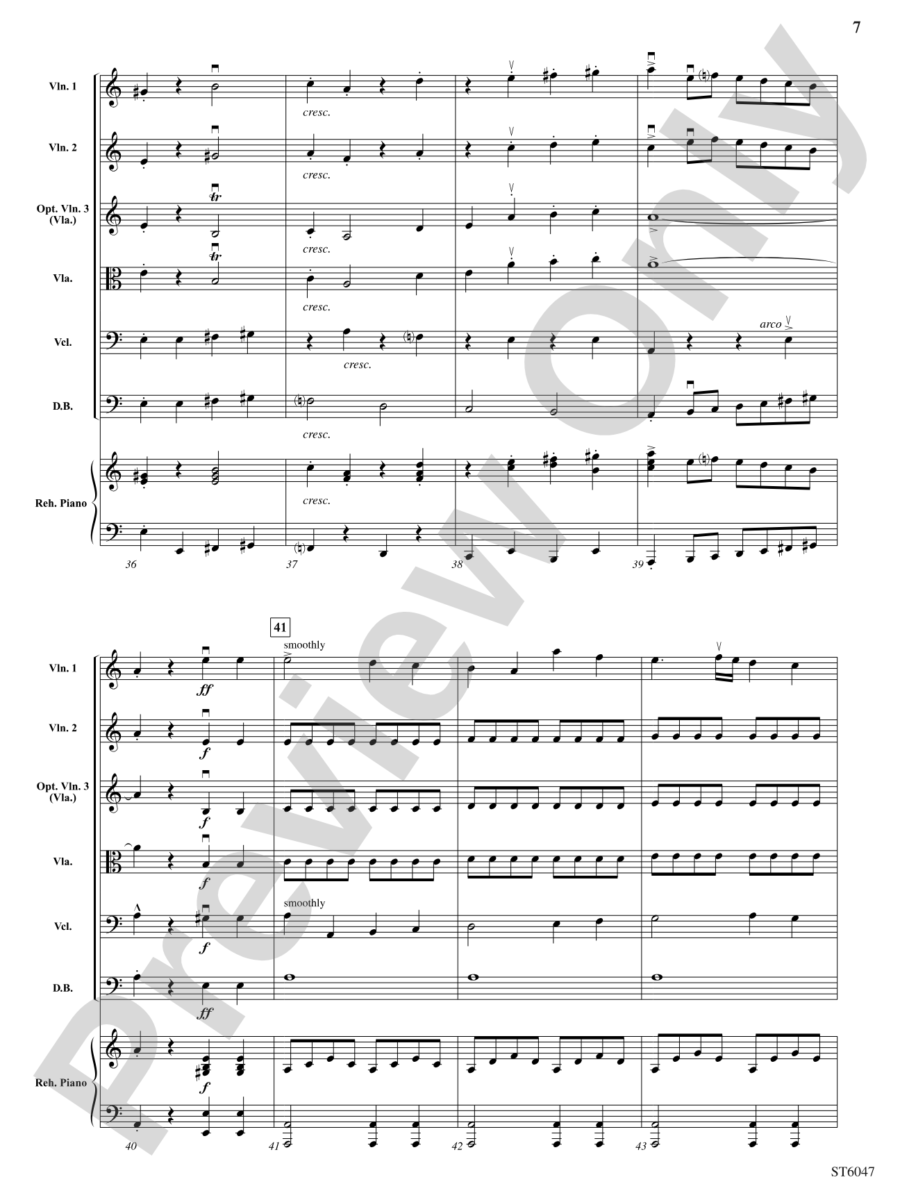 Russian Riddle: String Orchestra Conductor Score & Parts