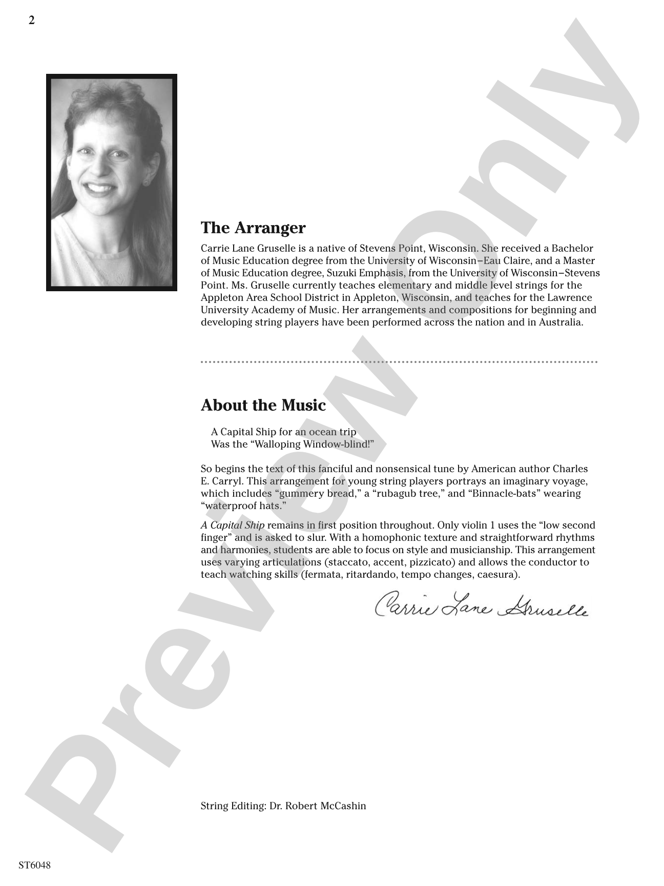 A Capital Ship: String Orchestra Conductor Score & Parts