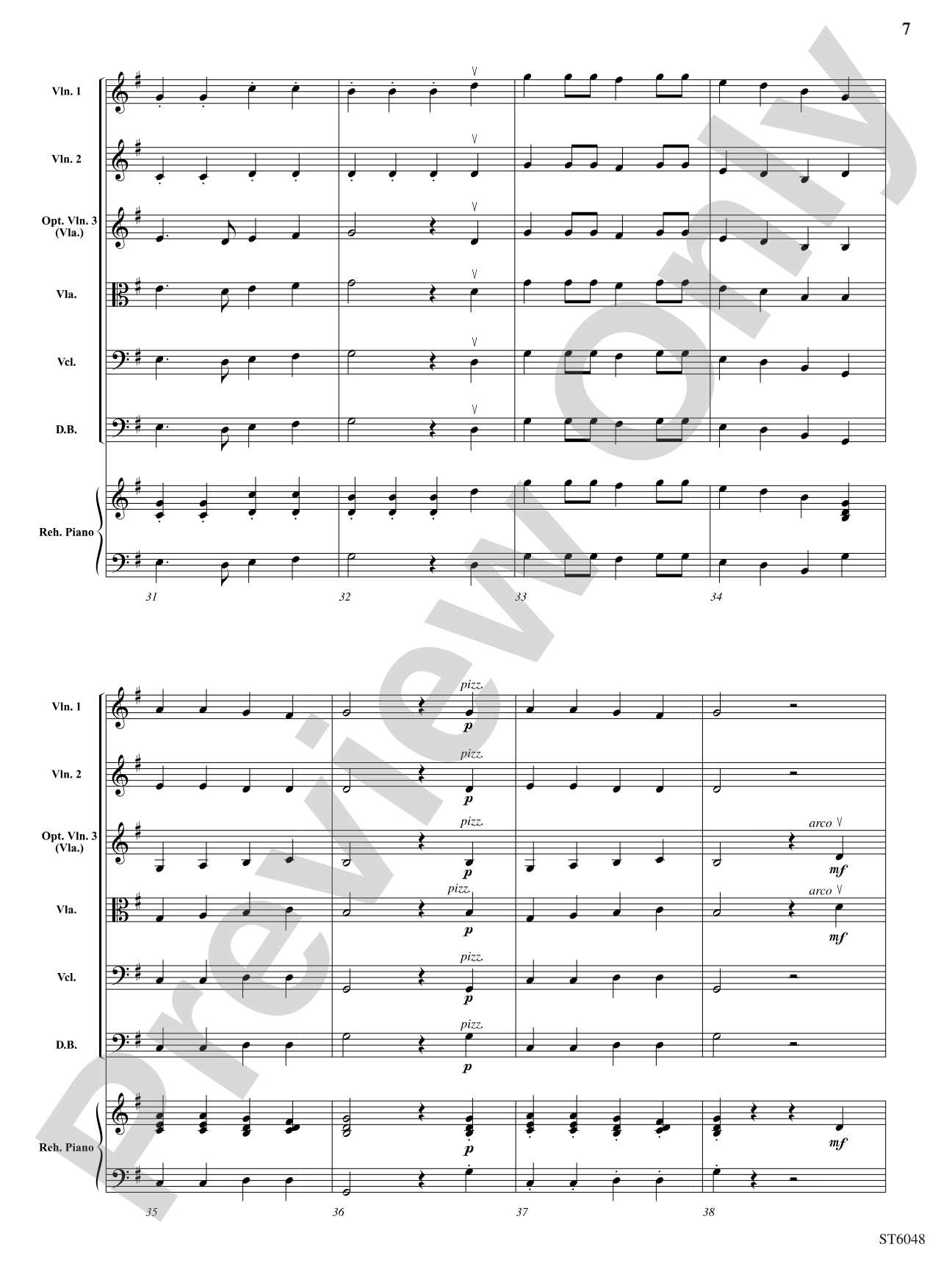A Capital Ship: String Orchestra Conductor Score & Parts