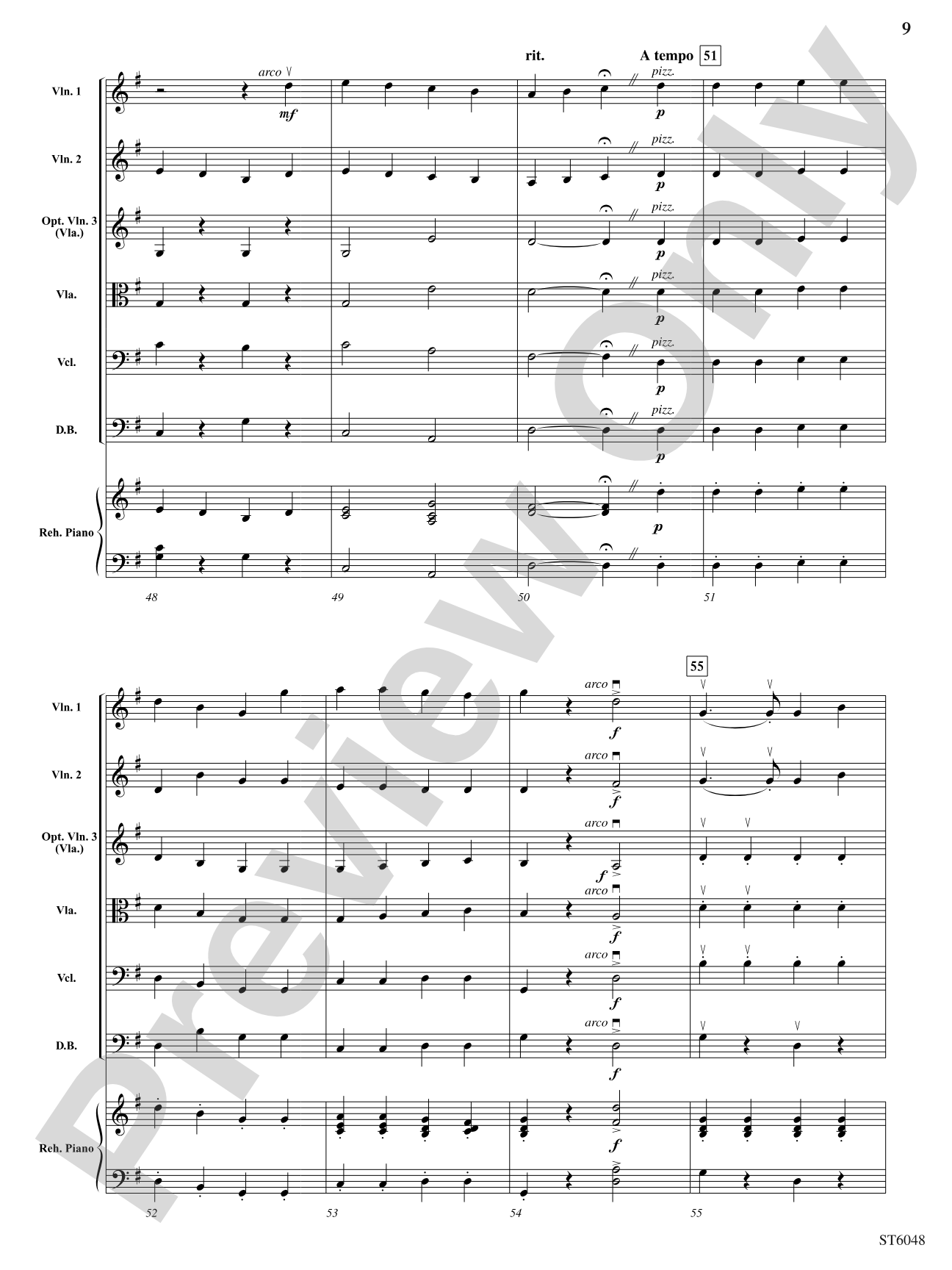 A Capital Ship: String Orchestra Conductor Score & Parts