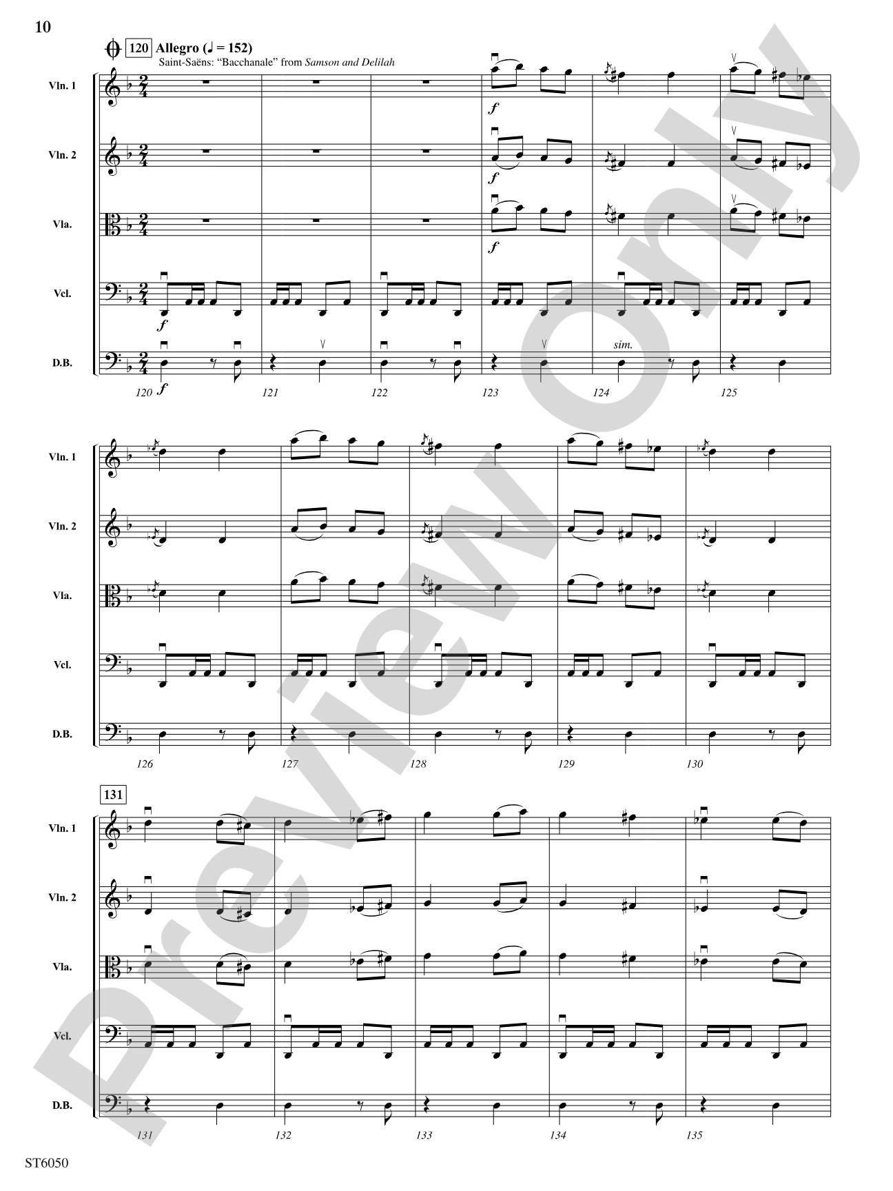 The Best of the Ballet: String Orchestra Conductor Score & Parts
