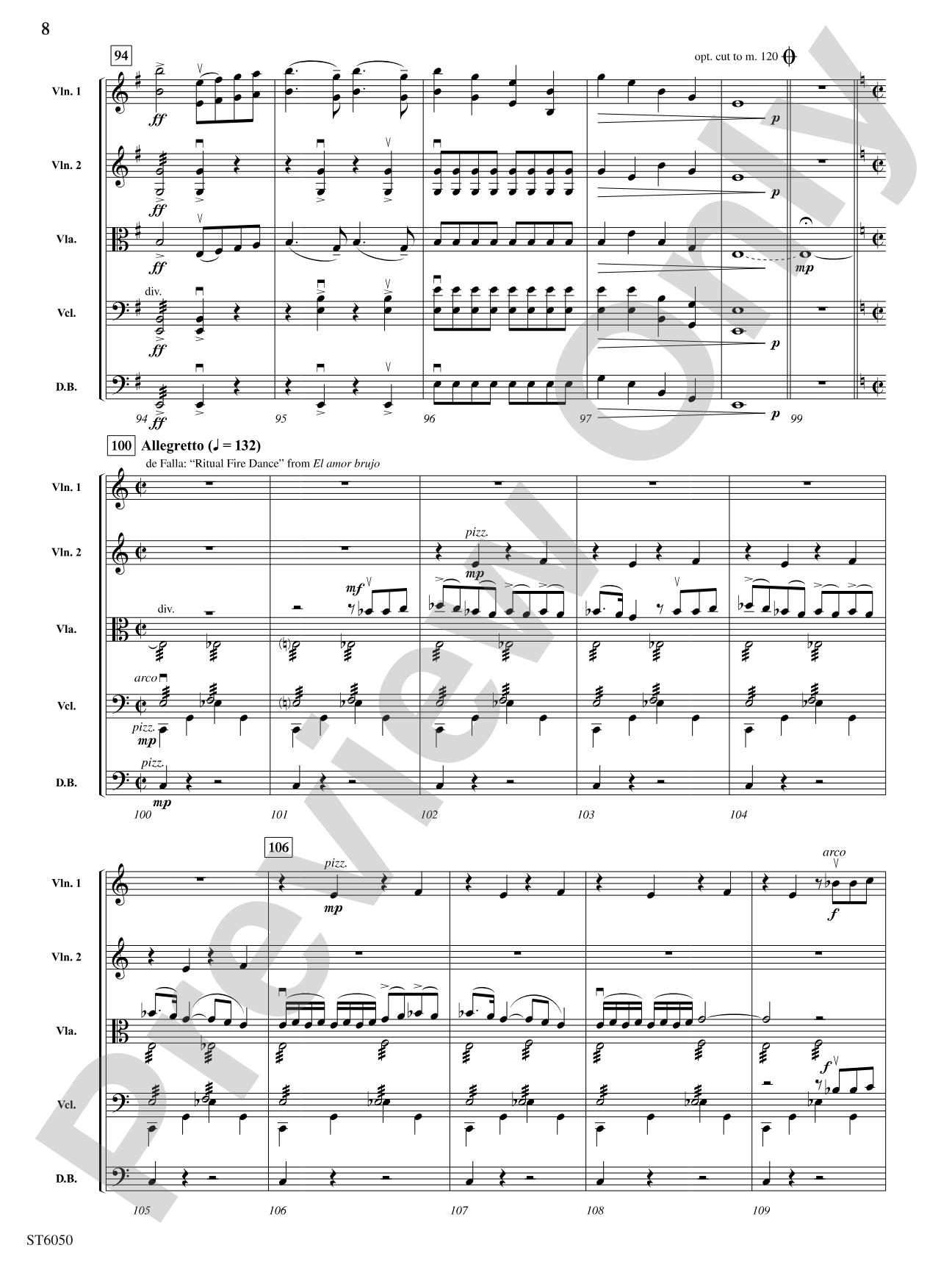 The Best of the Ballet: String Orchestra Conductor Score & Parts