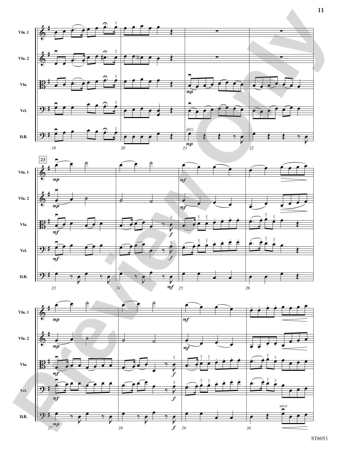 Songs of the South: String Orchestra Conductor Score & Parts