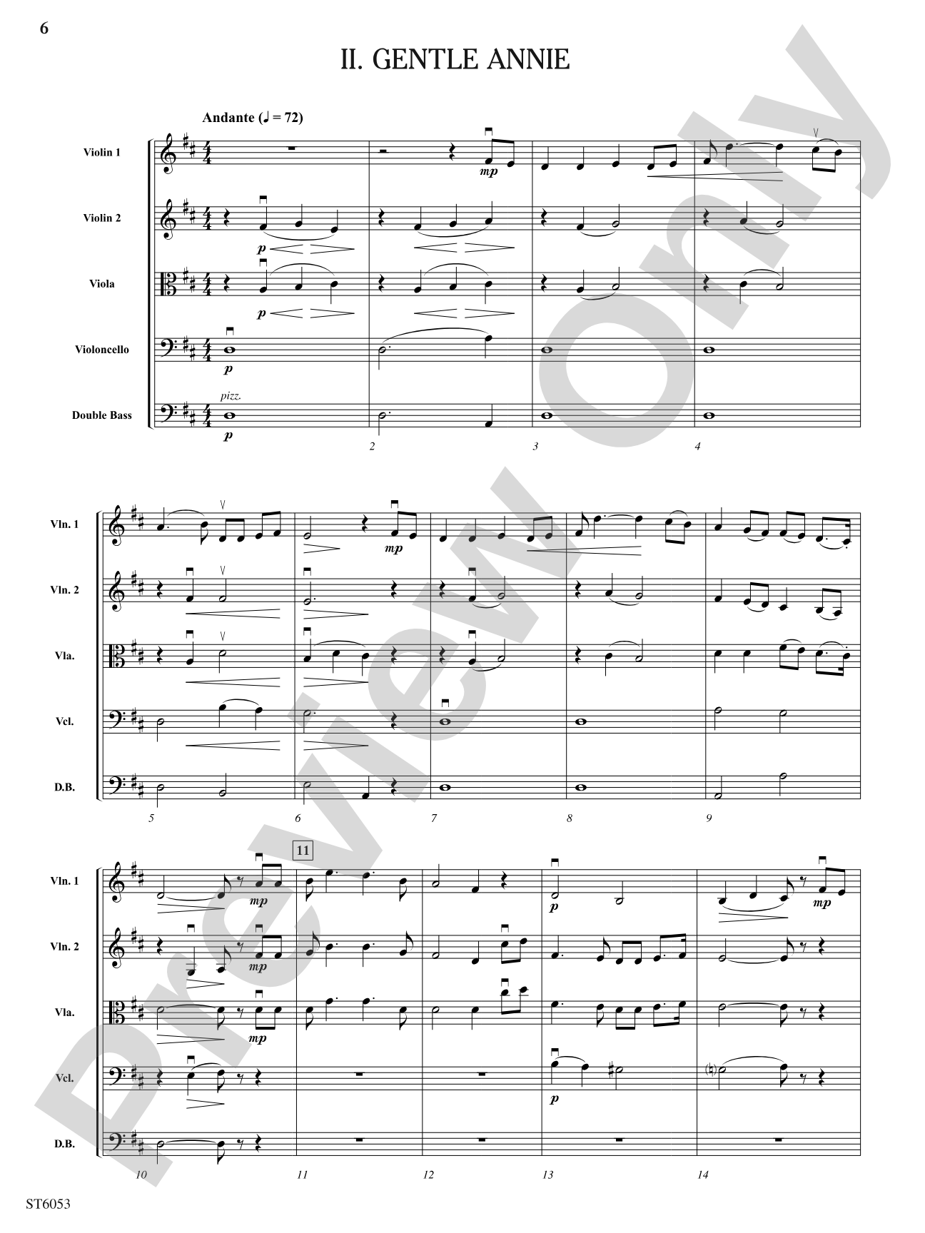 Songs of the South: String Orchestra Conductor Score & Parts