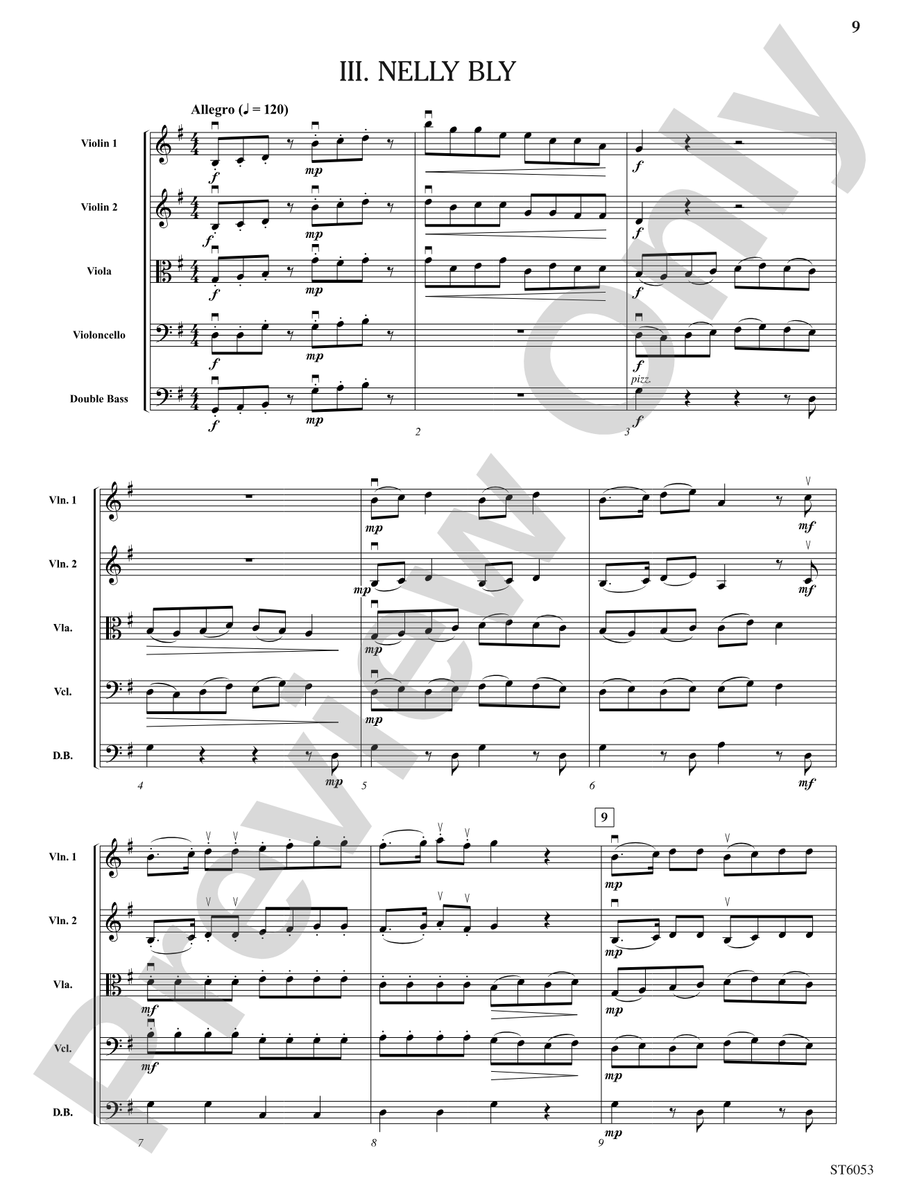 Songs of the South: String Orchestra Conductor Score & Parts