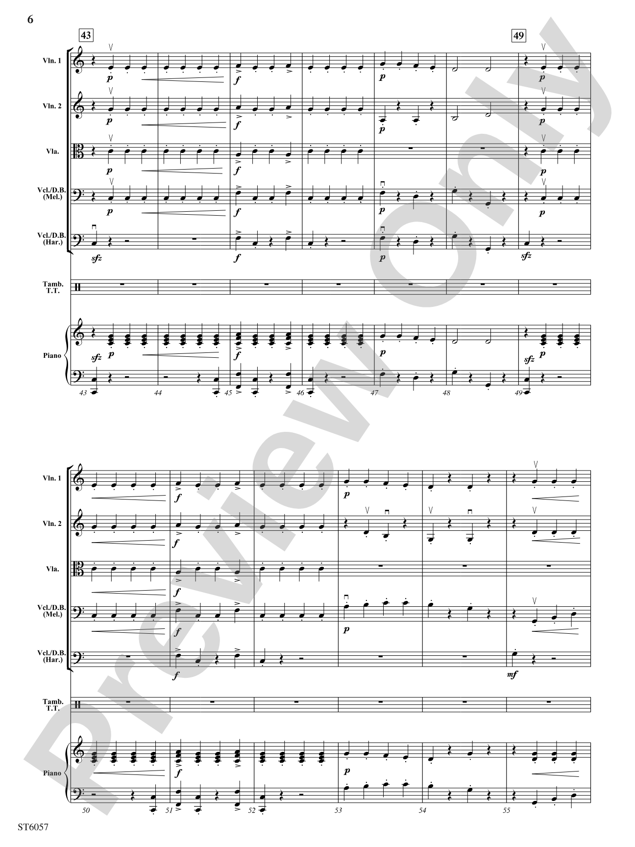 Goblin Feast: String Orchestra Conductor Score & Parts