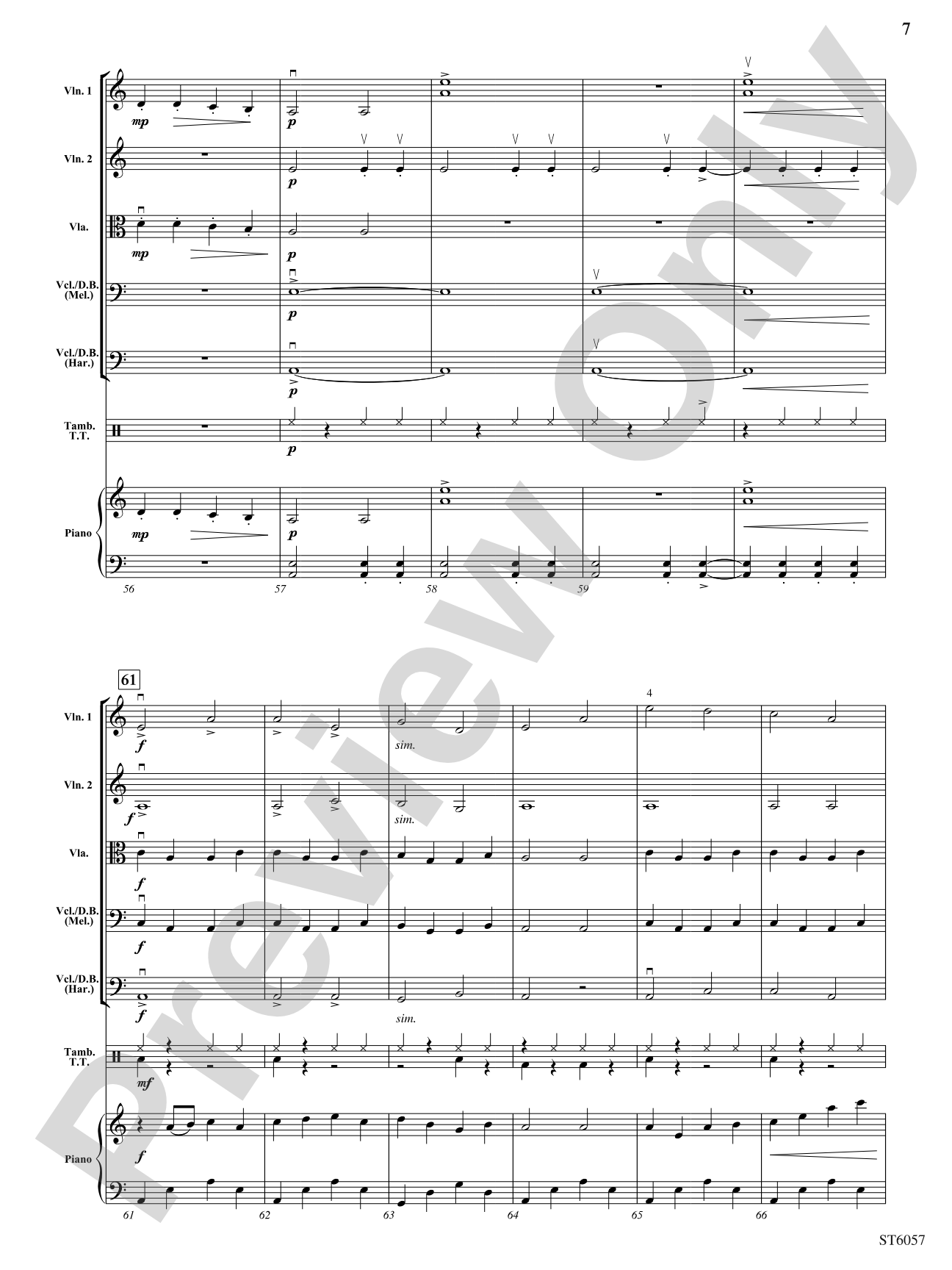 Goblin Feast: String Orchestra Conductor Score & Parts