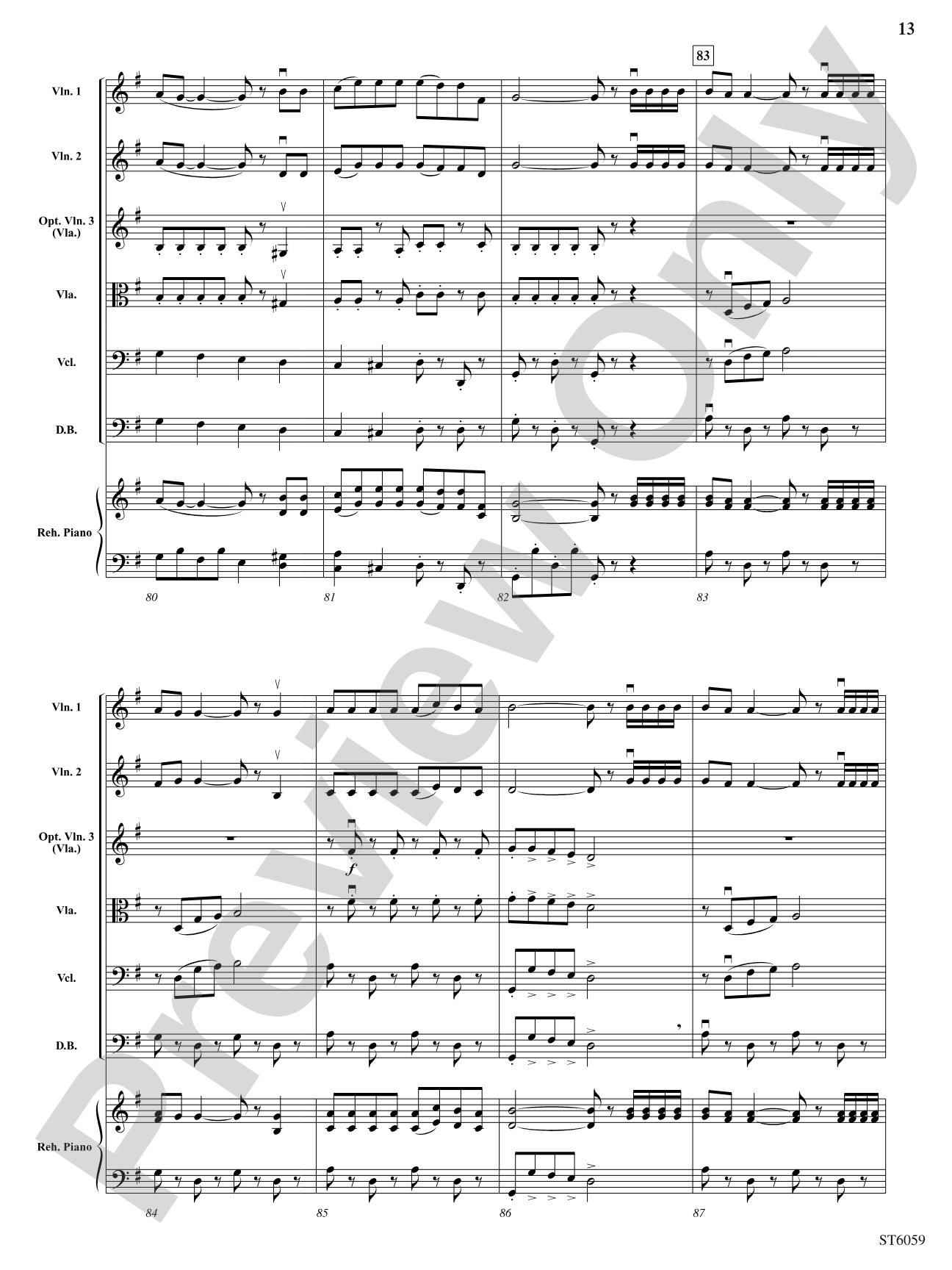 American Heritage Suite No. 1: String Orchestra Conductor Score & Parts