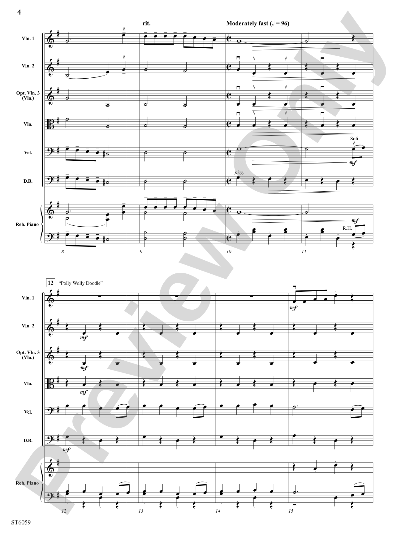 American Heritage Suite No. 1: String Orchestra Conductor Score & Parts