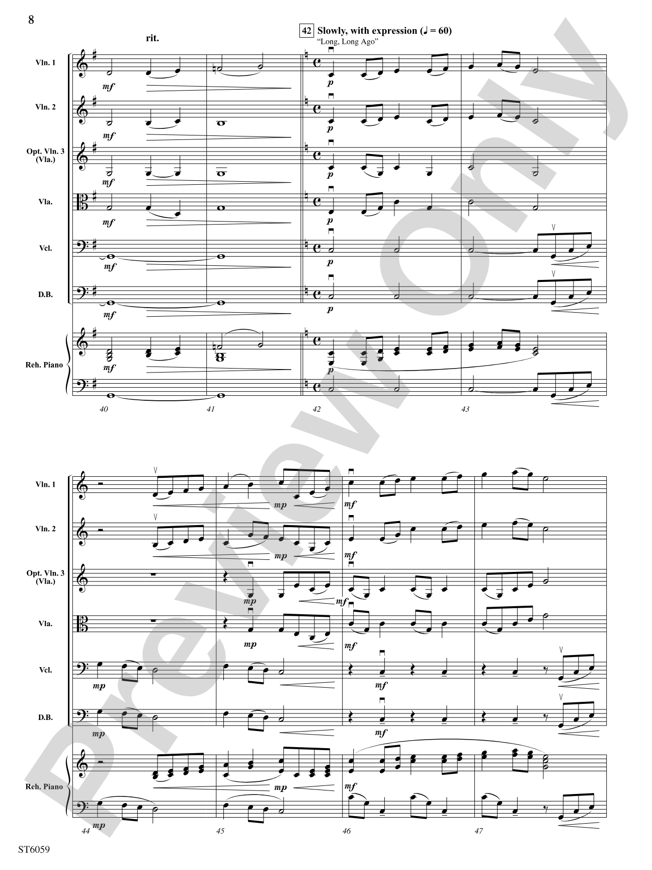 American Heritage Suite No. 1: String Orchestra Conductor Score & Parts