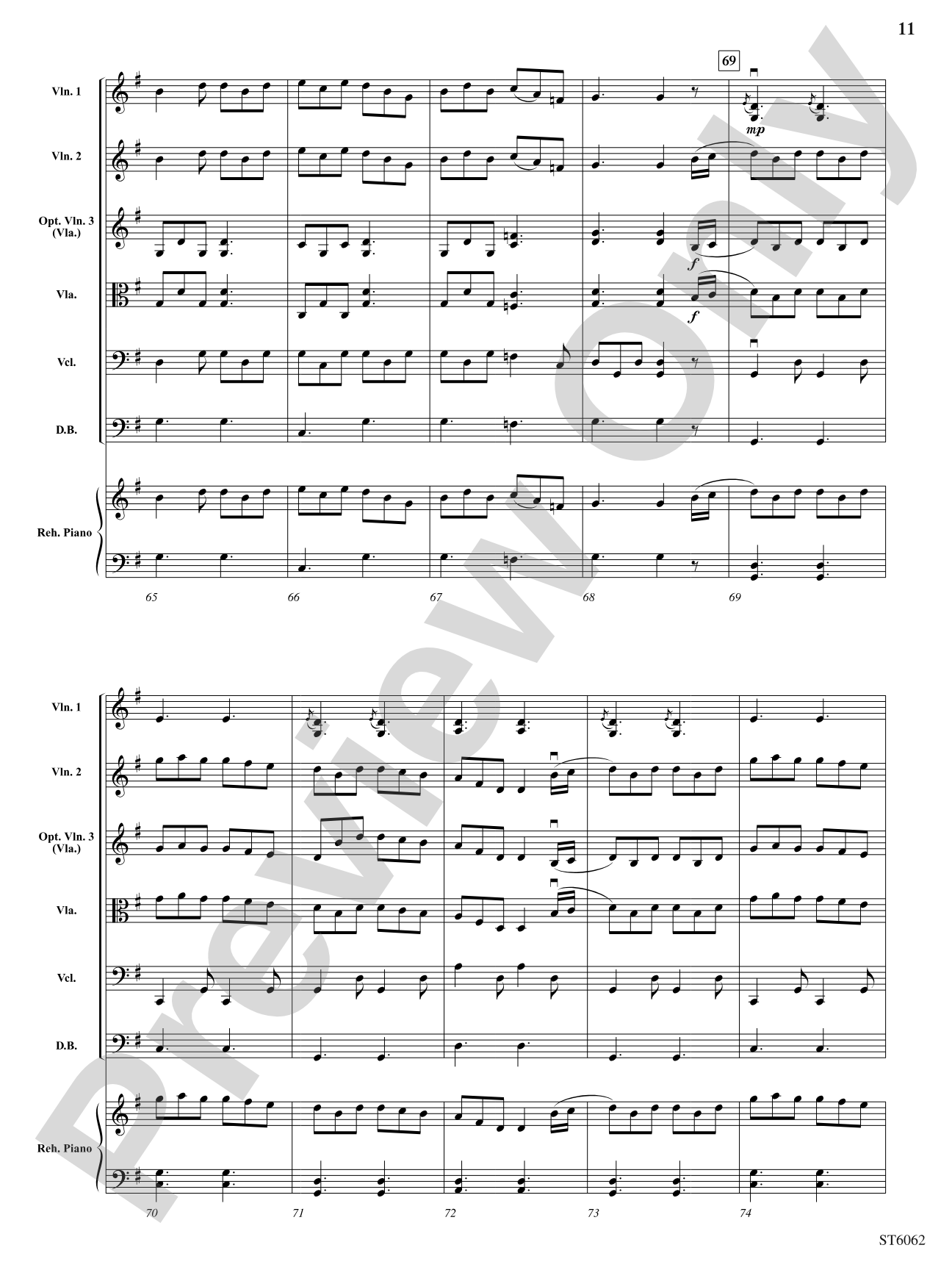Dumfries Place: String Orchestra Conductor Score & Parts
