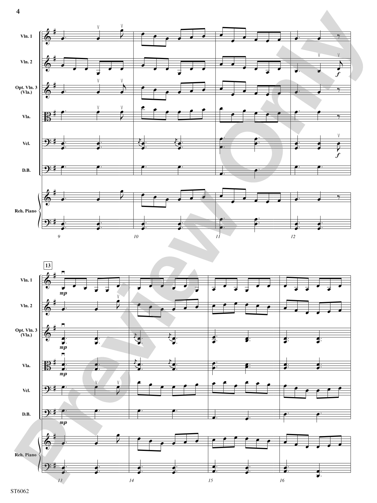 Dumfries Place: String Orchestra Conductor Score & Parts