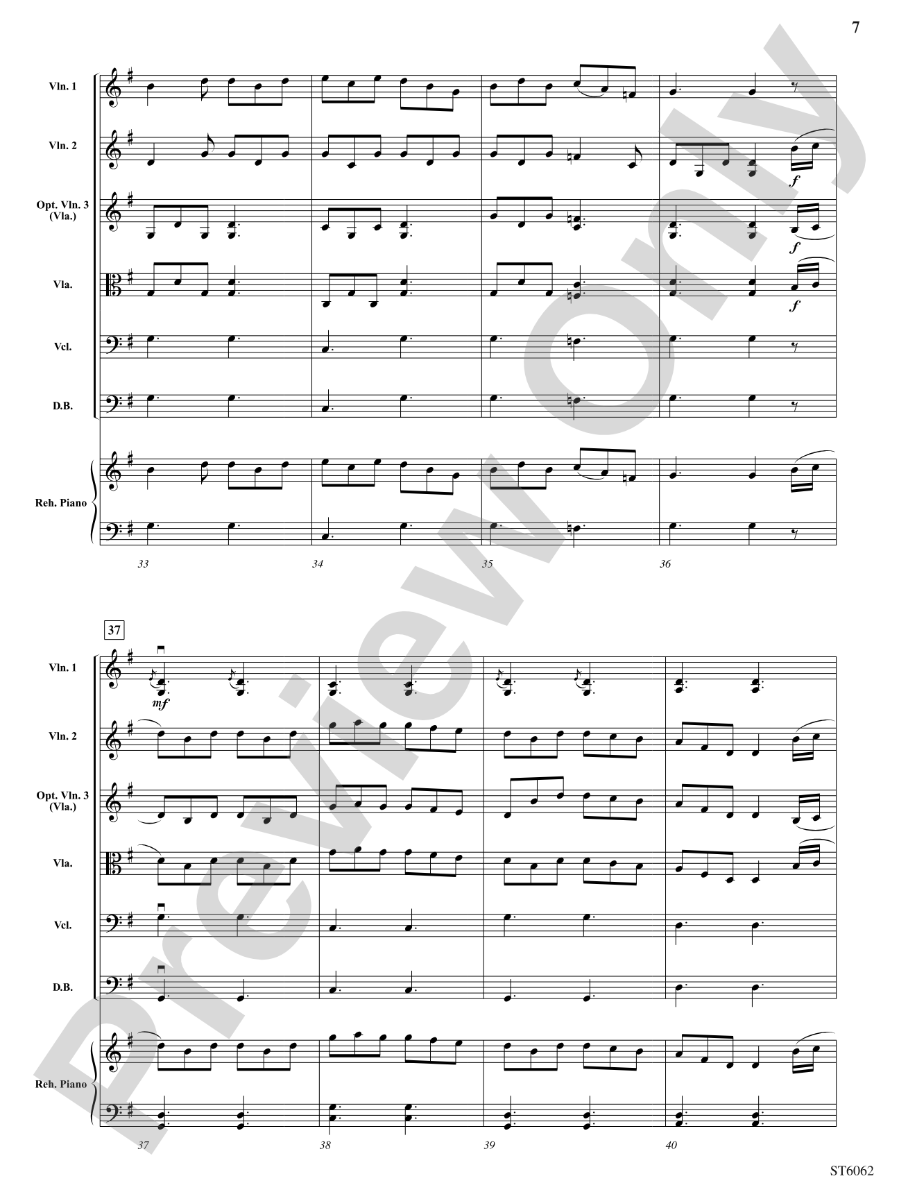 Dumfries Place: String Orchestra Conductor Score & Parts