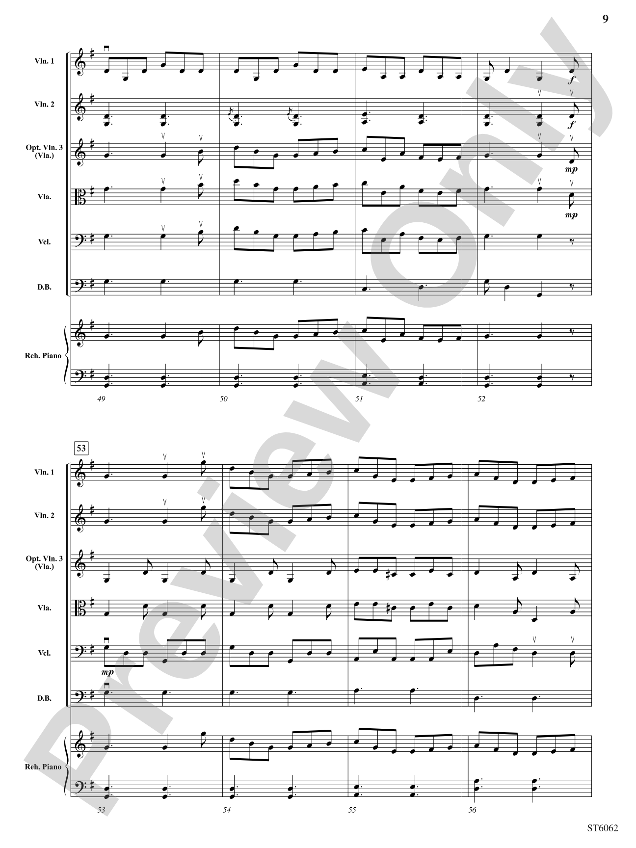 Dumfries Place: String Orchestra Conductor Score & Parts