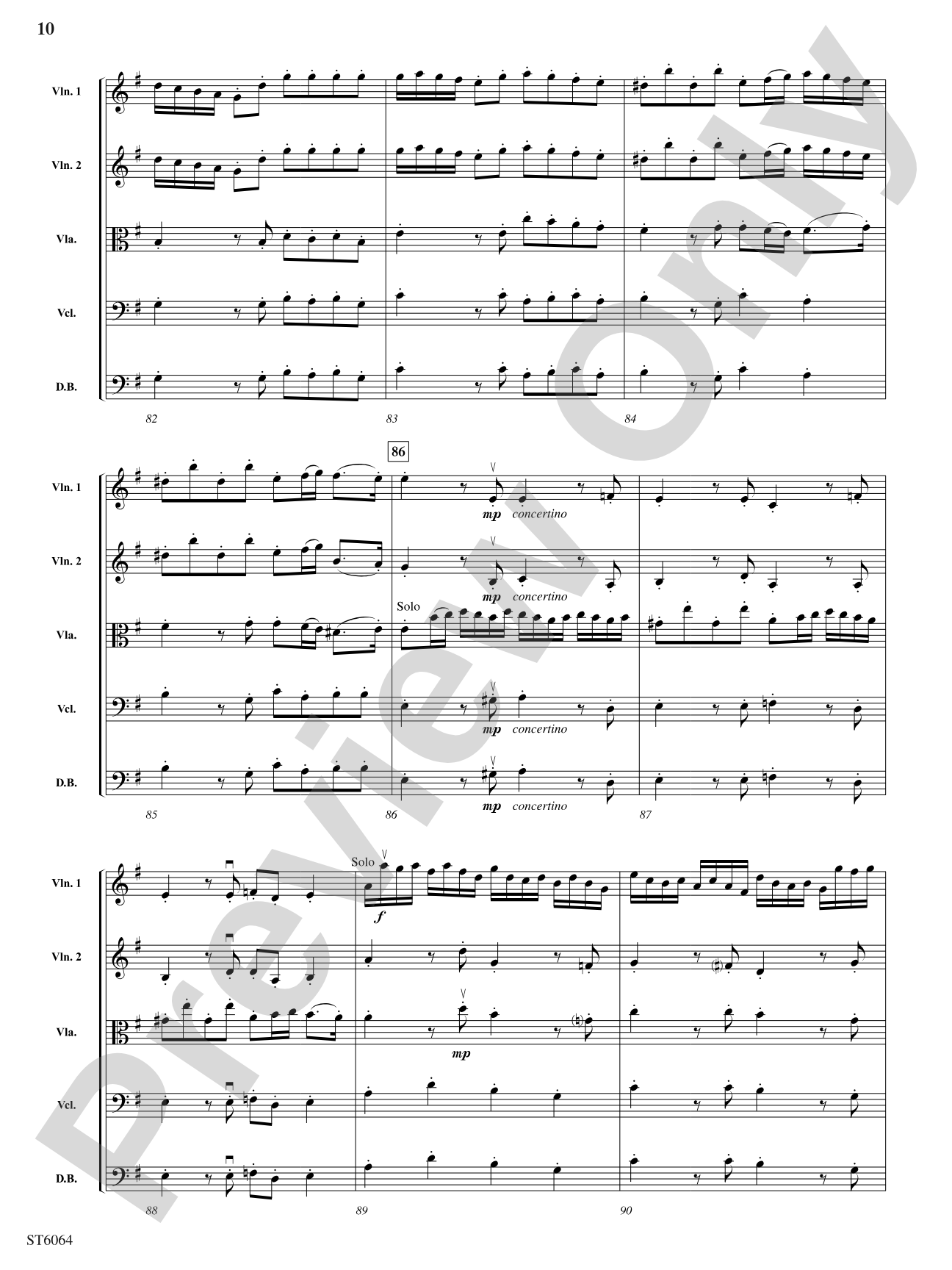 Introduction and Allegro: String Orchestra Conductor Score & Parts
