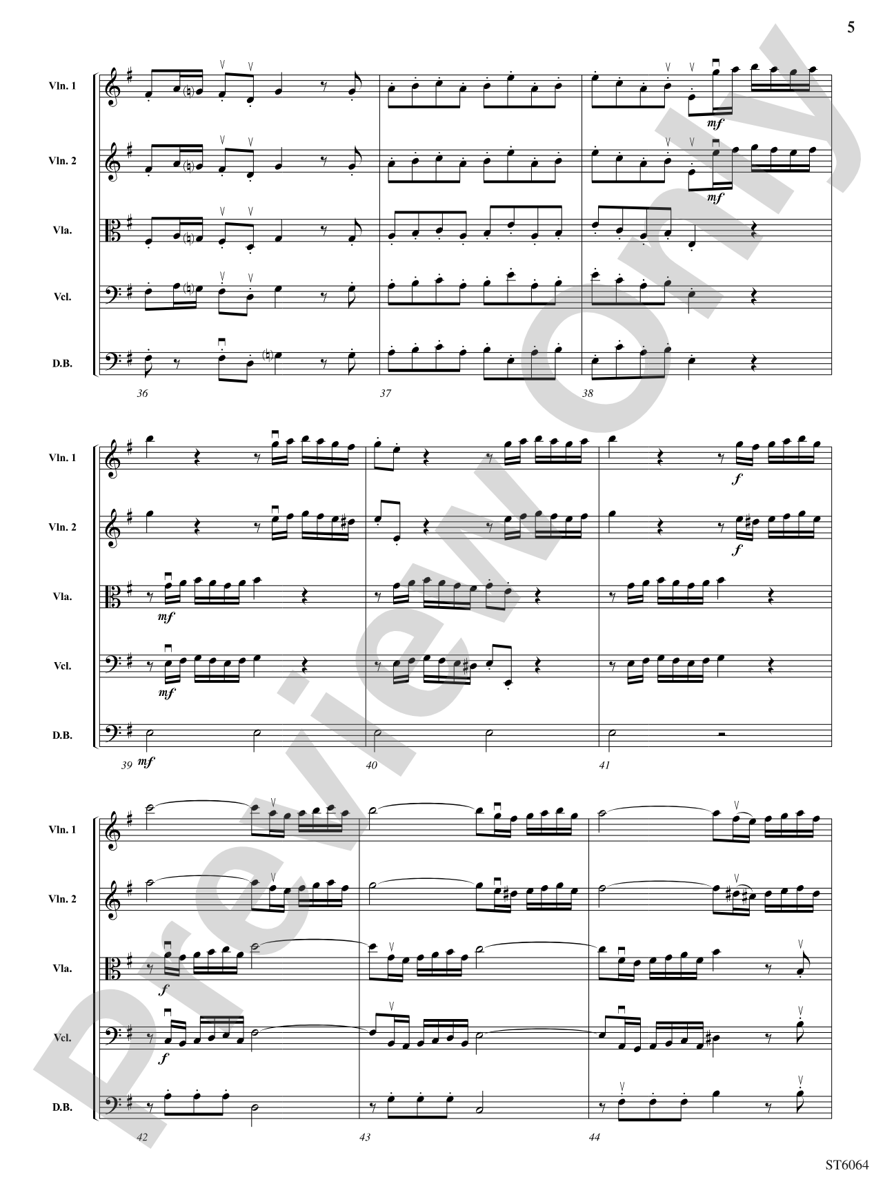 Introduction and Allegro: String Orchestra Conductor Score & Parts