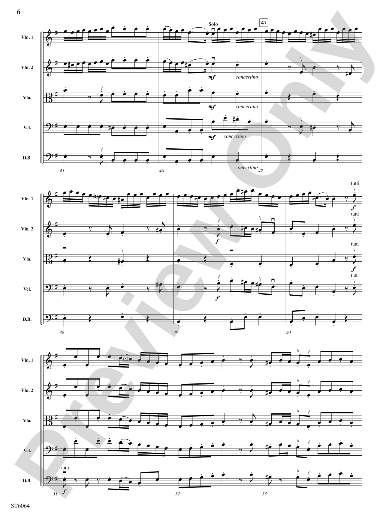 Introduction and Allegro: String Orchestra Conductor Score & Parts