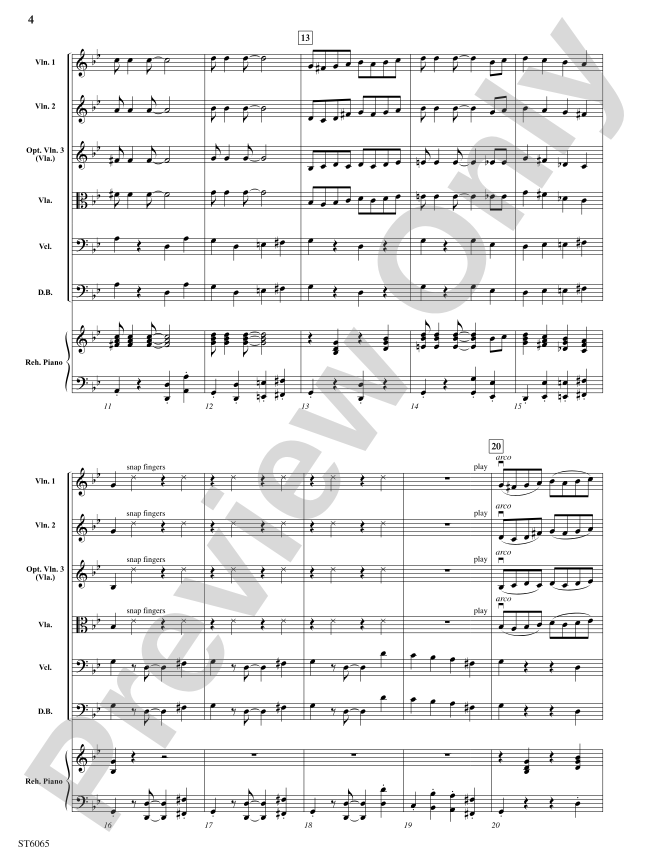 Jericho: String Orchestra Conductor Score & Parts
