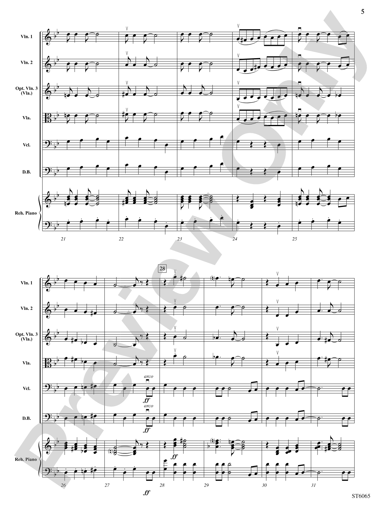 Jericho: String Orchestra Conductor Score & Parts