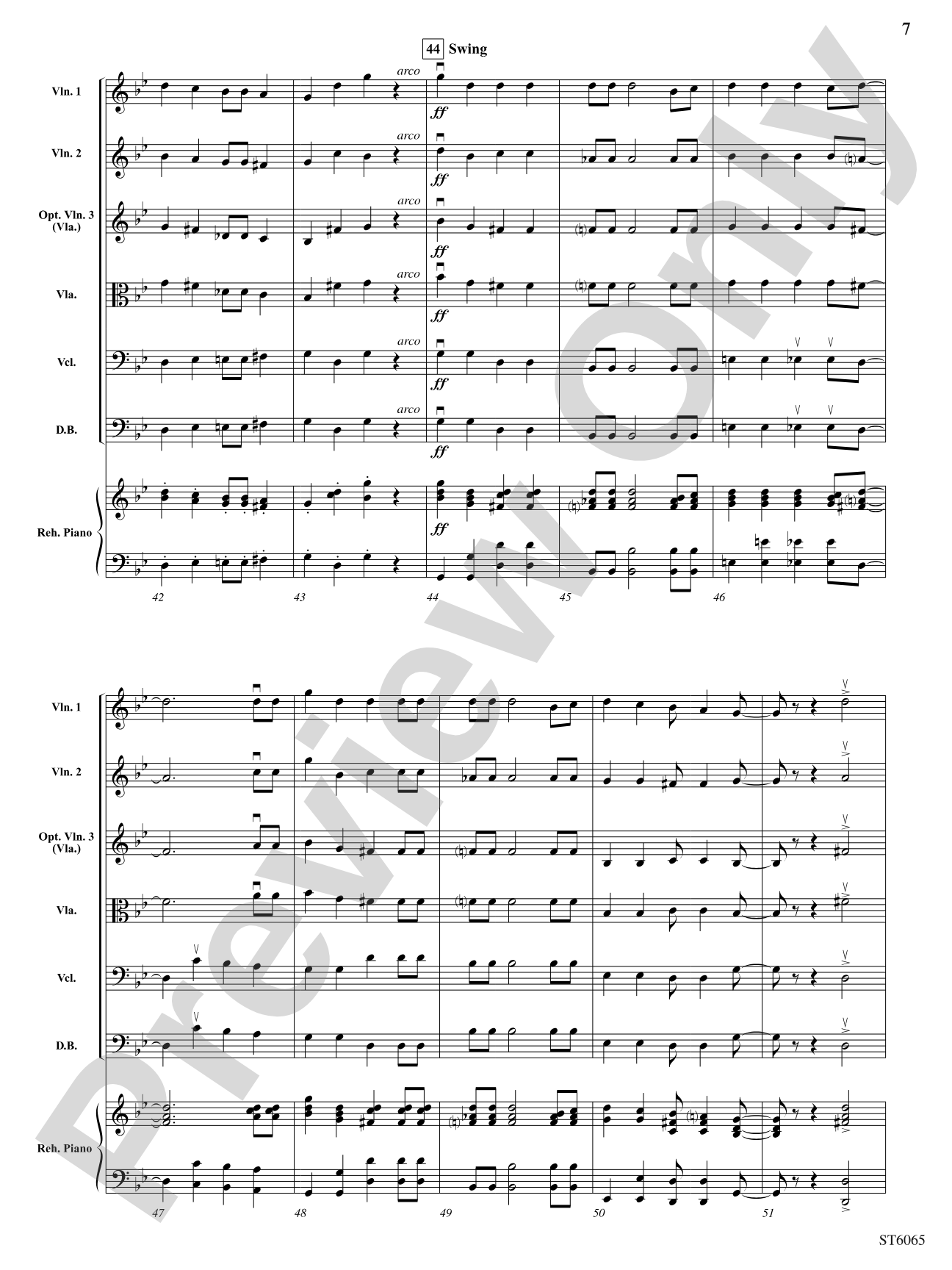 Jericho: String Orchestra Conductor Score & Parts