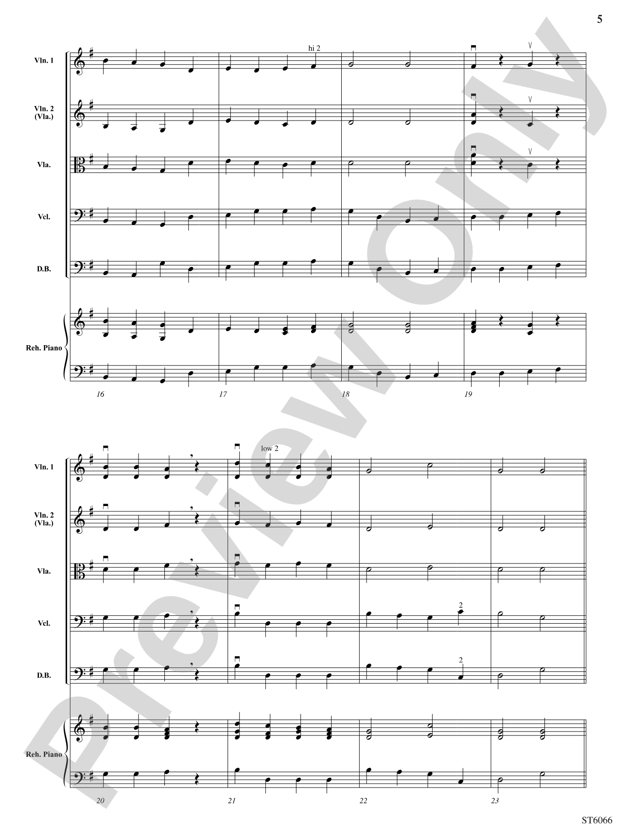 Good King Wenceslas: String Orchestra Conductor Score & Parts