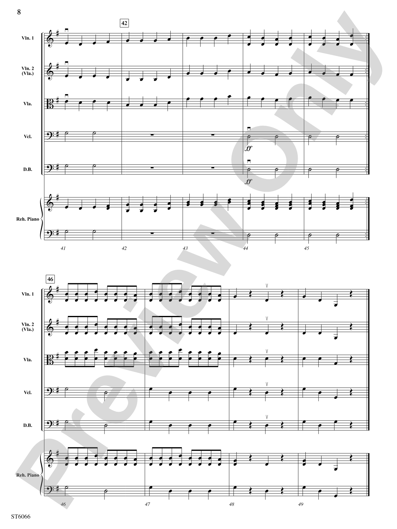 Good King Wenceslas: String Orchestra Conductor Score & Parts
