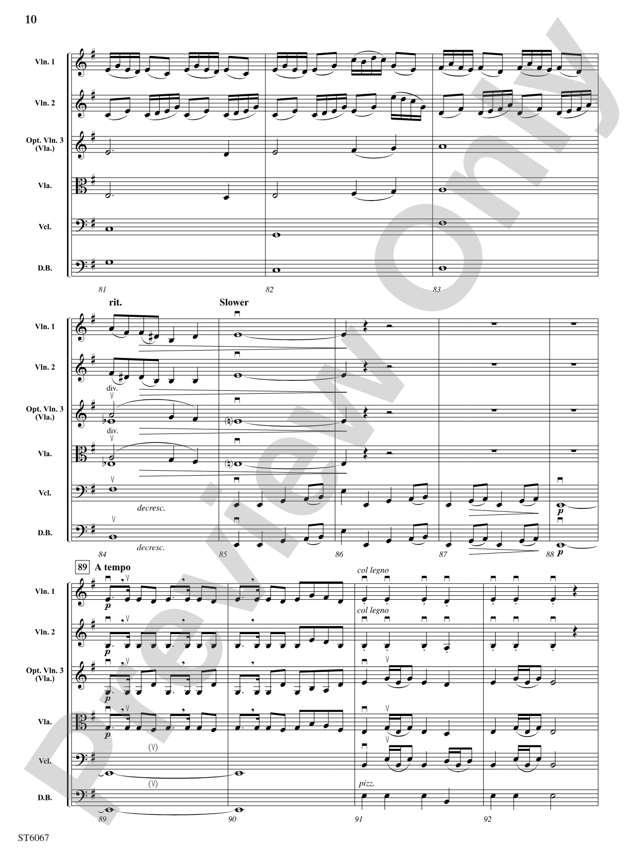 A Pirate's Legend: String Orchestra Conductor Score & Parts