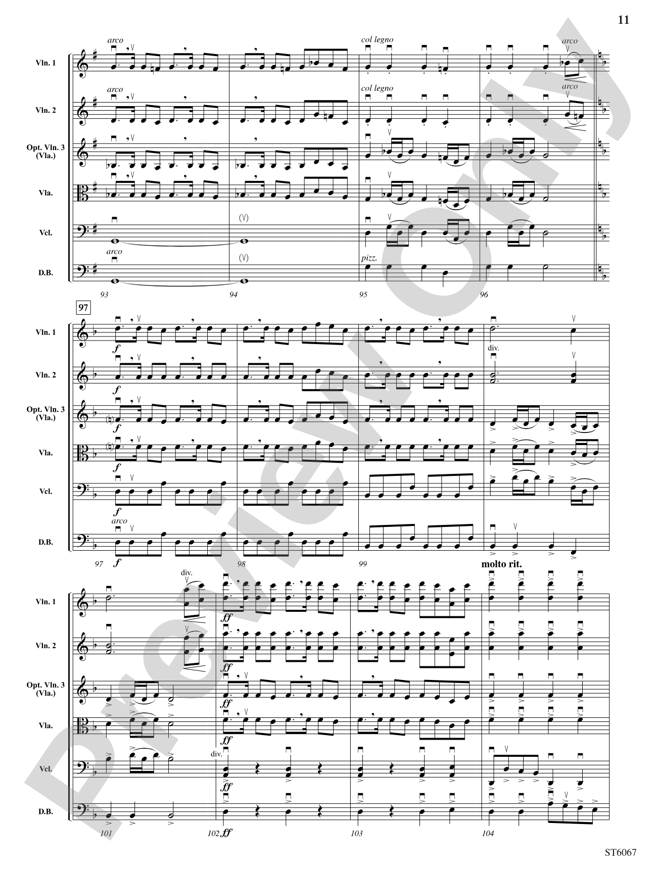 A Pirate's Legend: String Orchestra Conductor Score & Parts