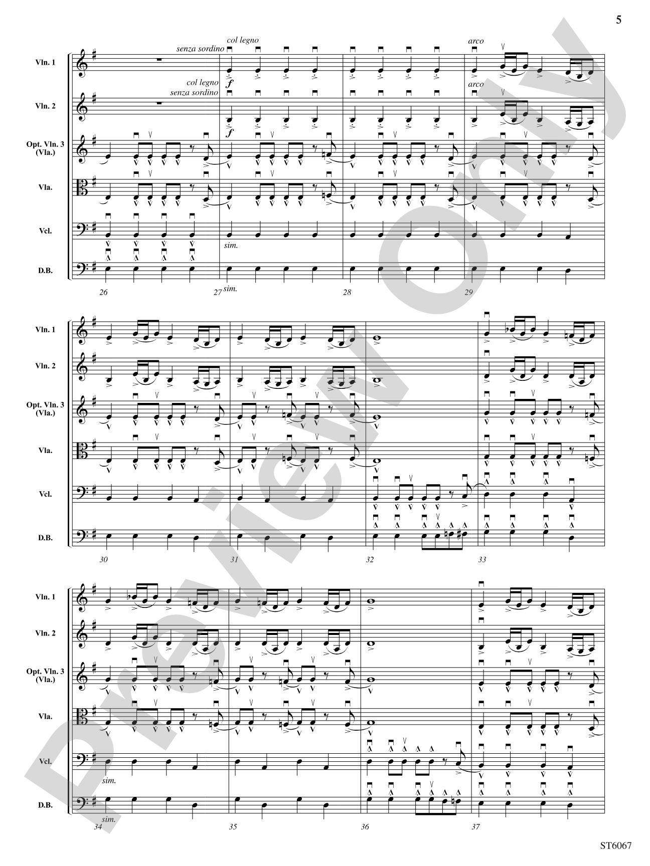 A Pirate's Legend: String Orchestra Conductor Score & Parts