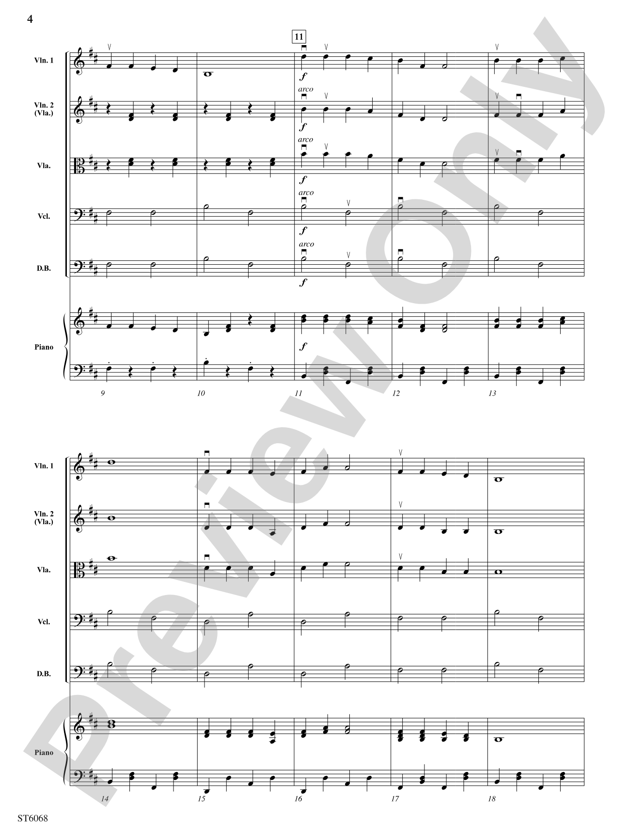 The Russian Music Box: String Orchestra Conductor Score & Parts