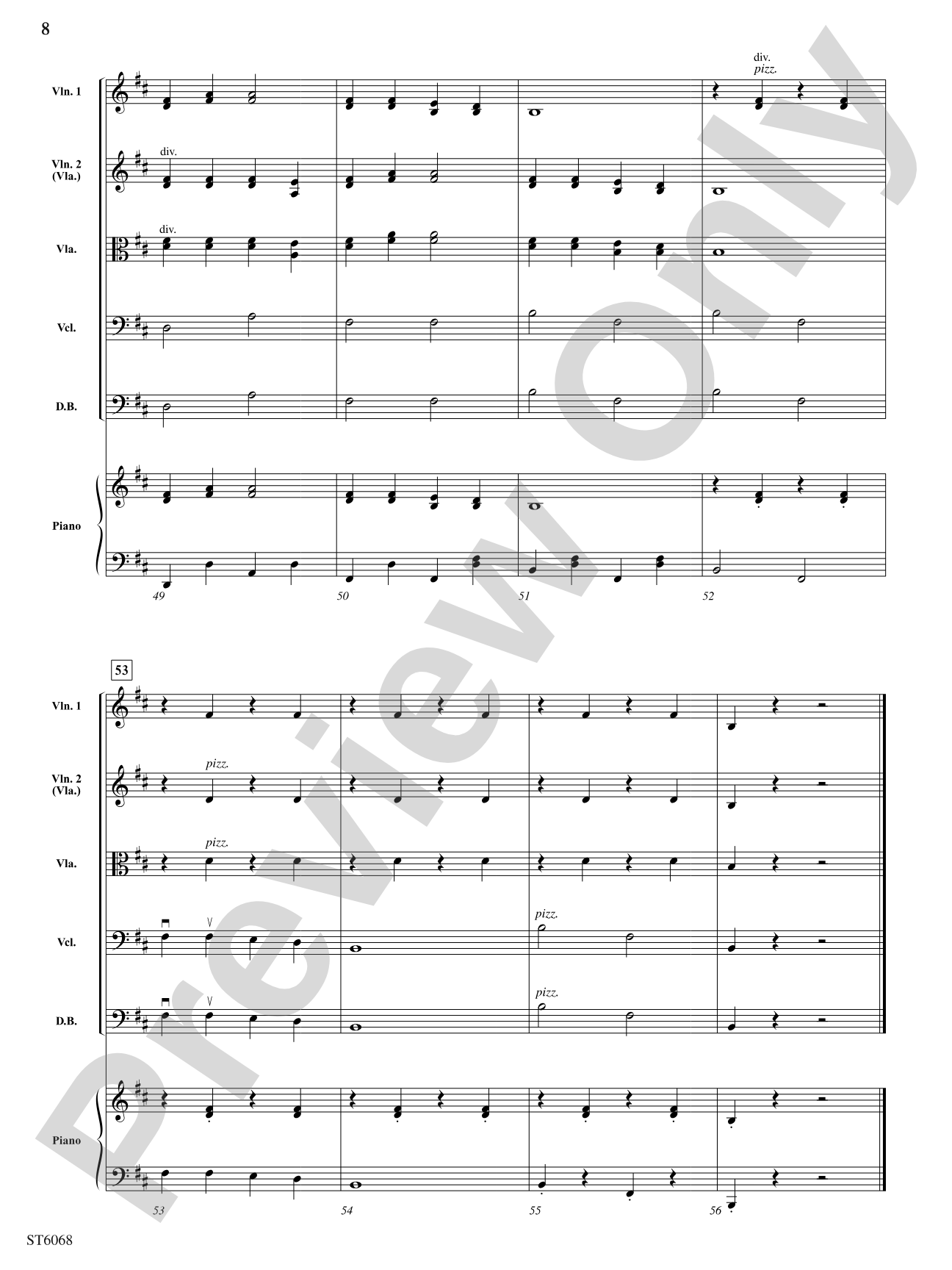 The Russian Music Box: String Orchestra Conductor Score & Parts