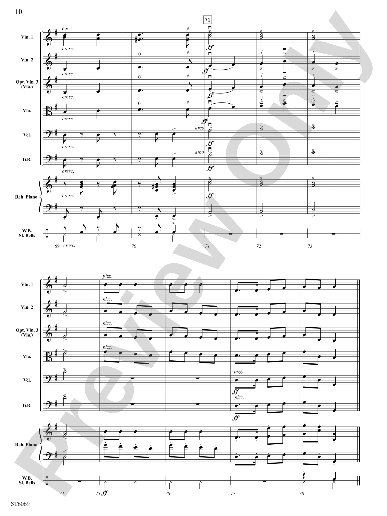 Ho Ho Hoedown: String Orchestra Conductor Score & Parts