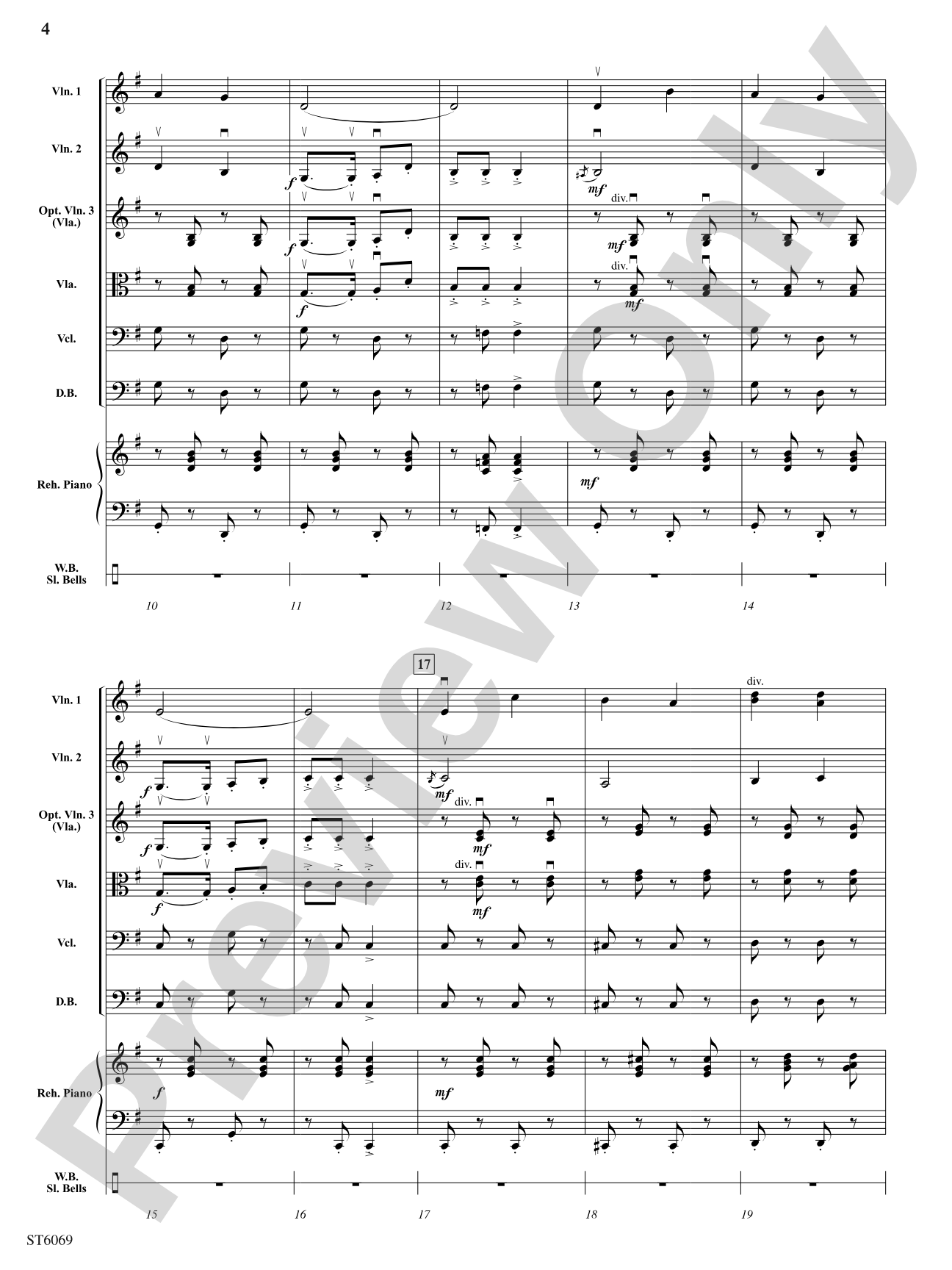 Ho Ho Hoedown: String Orchestra Conductor Score & Parts