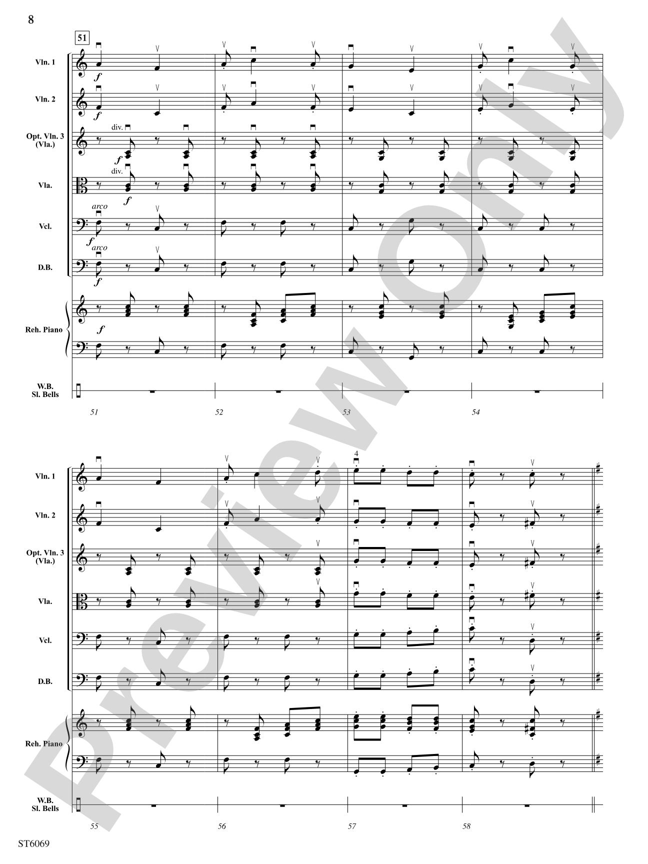 Ho Ho Hoedown: String Orchestra Conductor Score & Parts