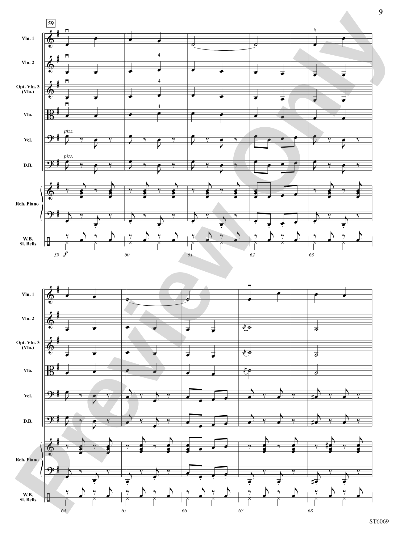 Ho Ho Hoedown: String Orchestra Conductor Score & Parts