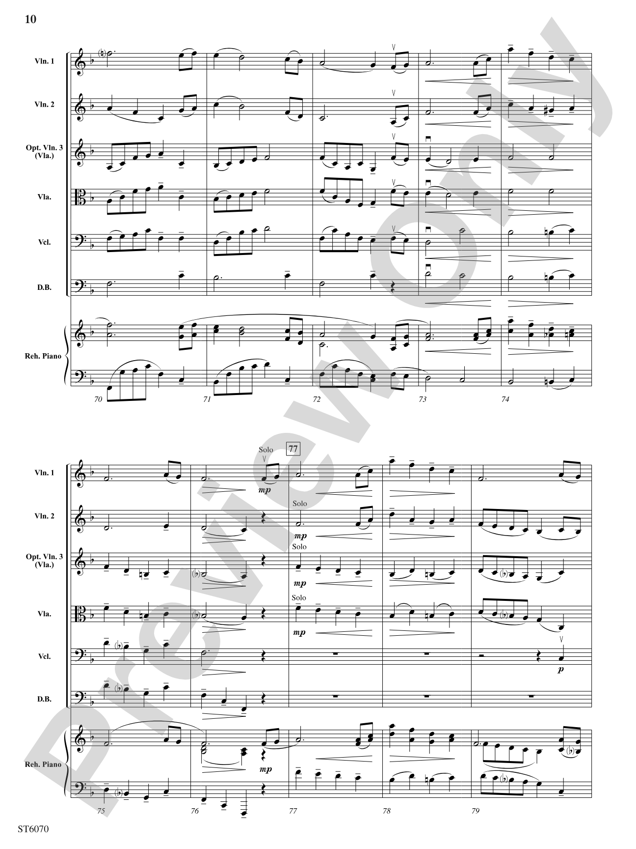Momentum: String Orchestra Conductor Score & Parts