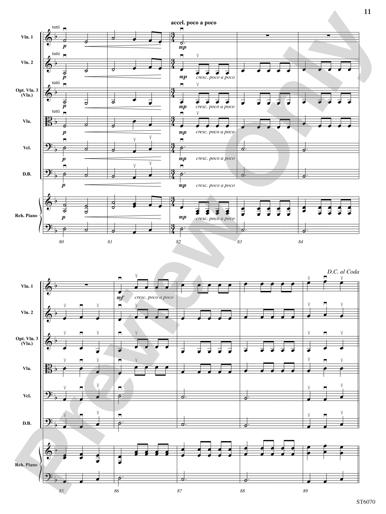Momentum: String Orchestra Conductor Score & Parts