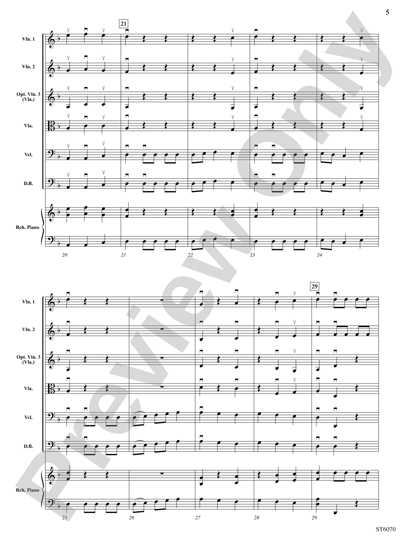 Momentum: String Orchestra Conductor Score & Parts