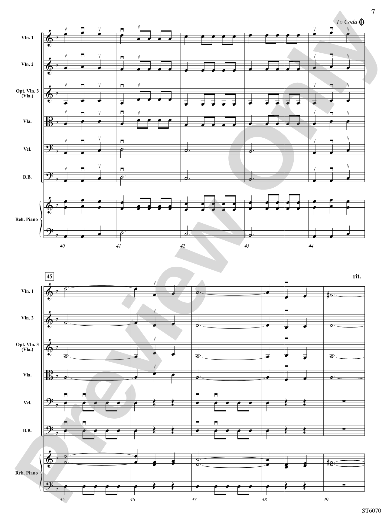 Momentum: String Orchestra Conductor Score & Parts