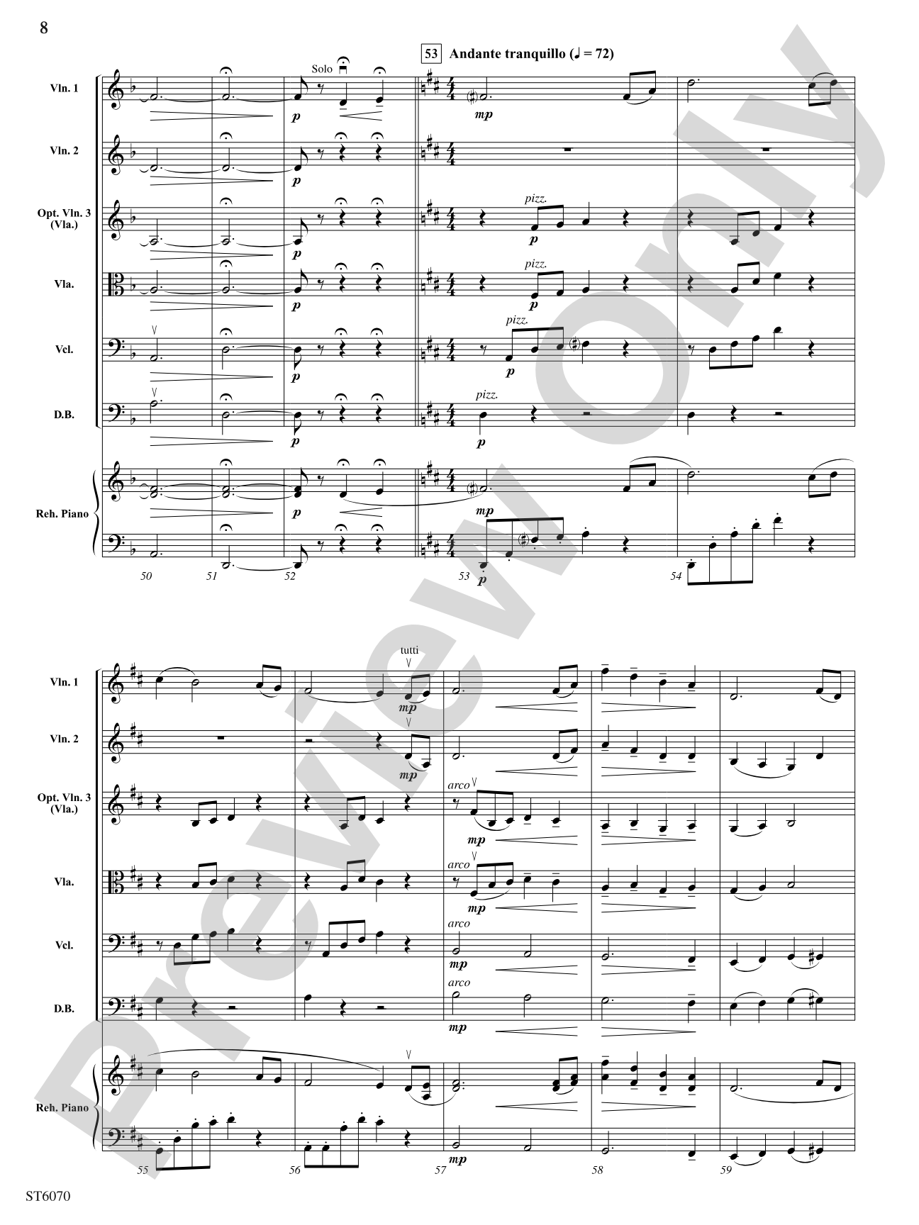 Momentum: String Orchestra Conductor Score & Parts