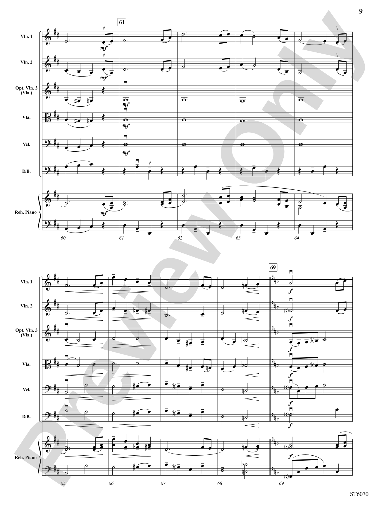 Momentum: String Orchestra Conductor Score & Parts