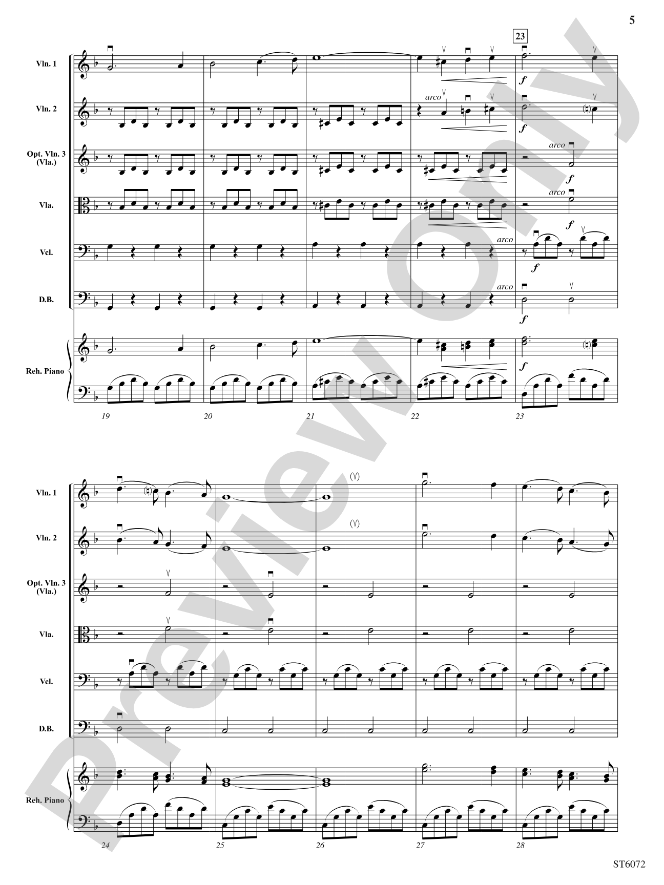 Le froid de l'hiver (The Cold of the Winter): String Orchestra Conductor Score & Parts
