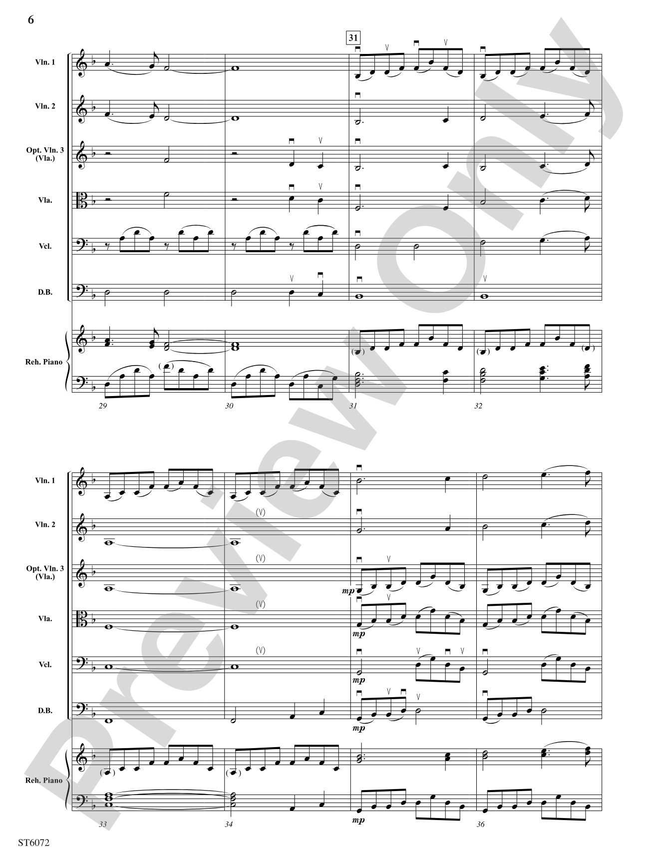 Le froid de l'hiver (The Cold of the Winter): String Orchestra Conductor Score & Parts