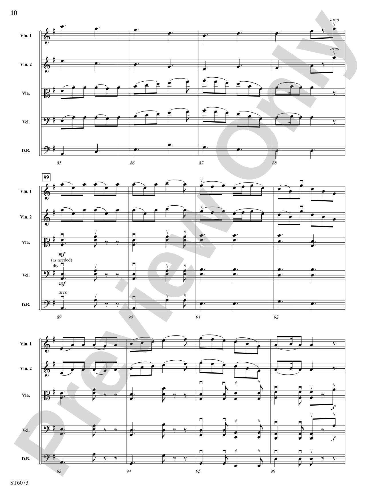 Scenes from the Emerald Isle: String Orchestra Conductor Score & Parts