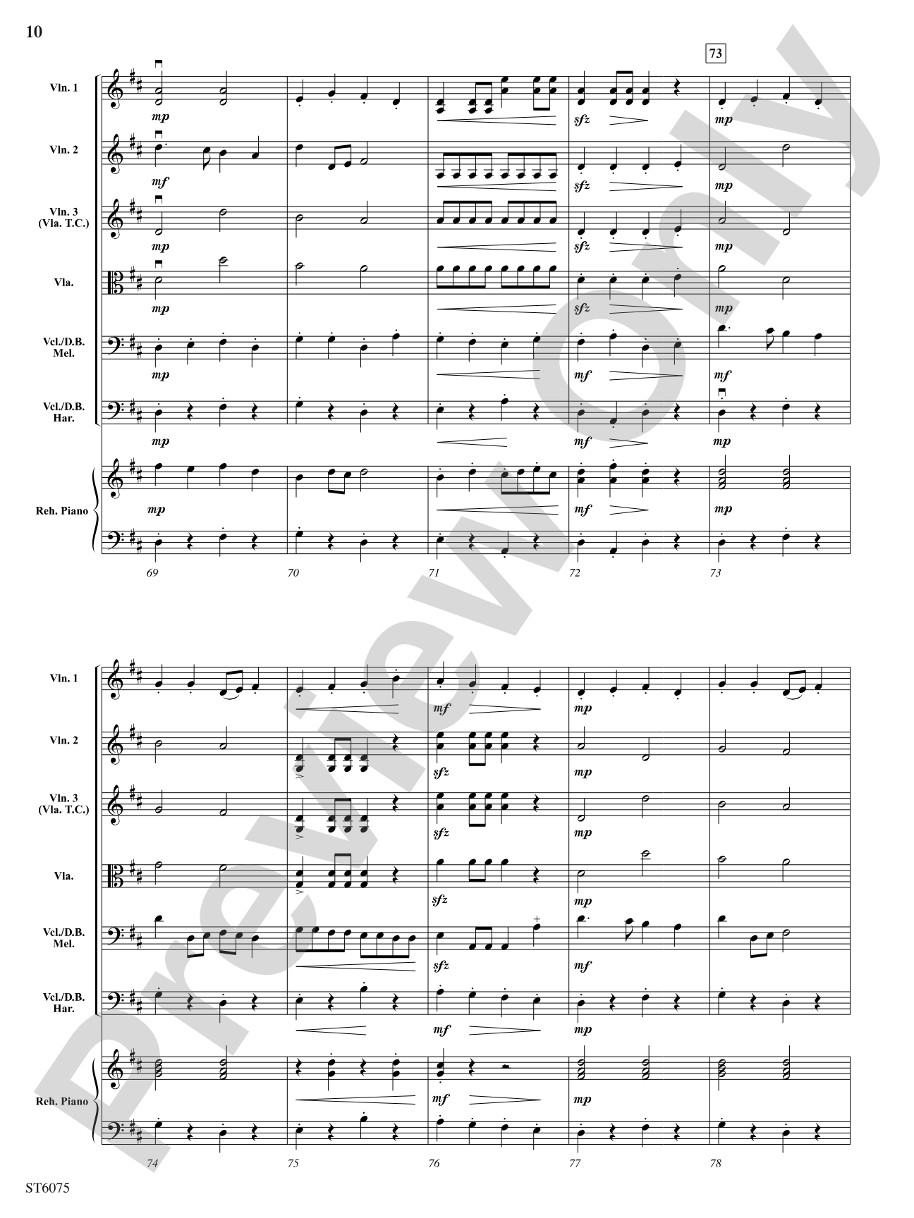 Bushwhacker Stomp: String Orchestra Conductor Score & Parts
