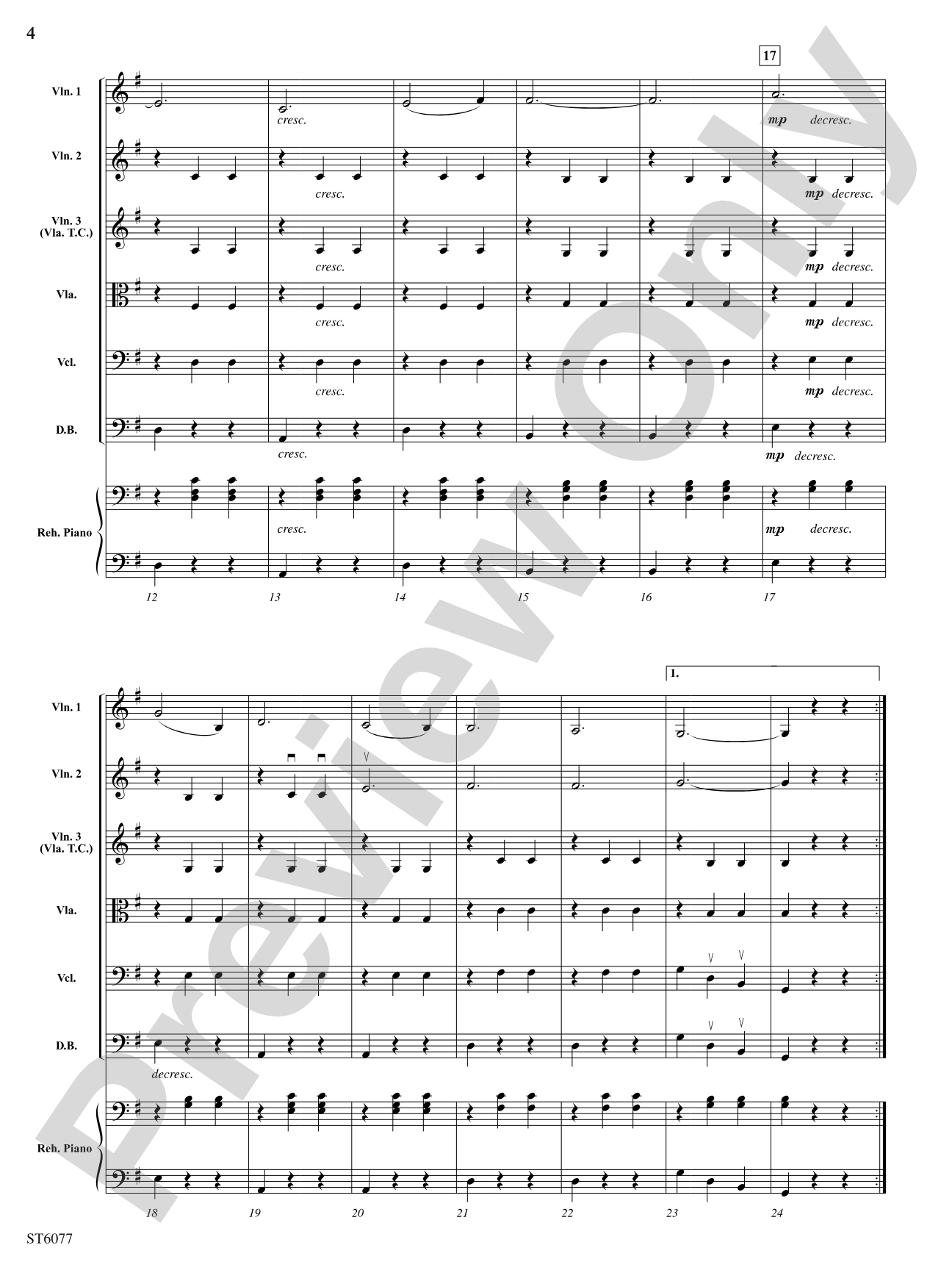 The Skaters' Waltz: Score