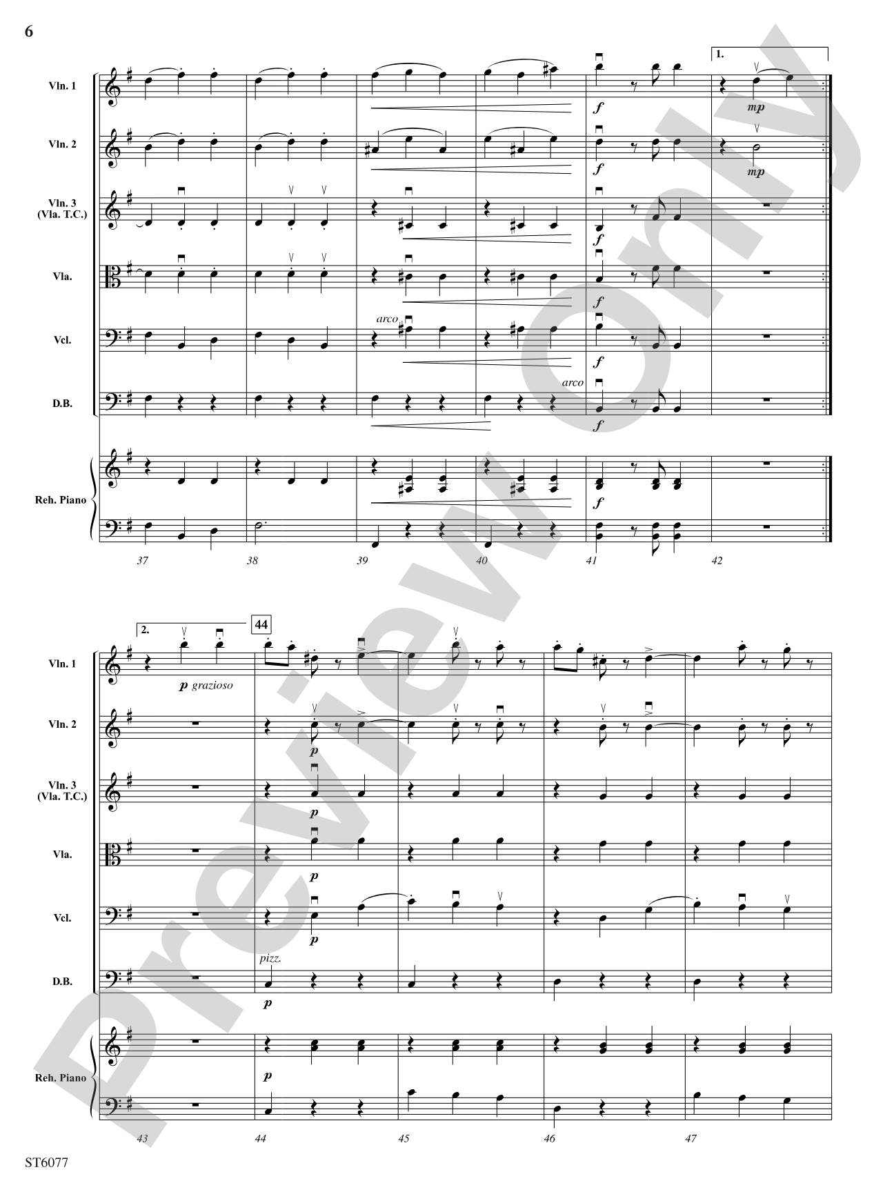 The Skaters' Waltz: Score